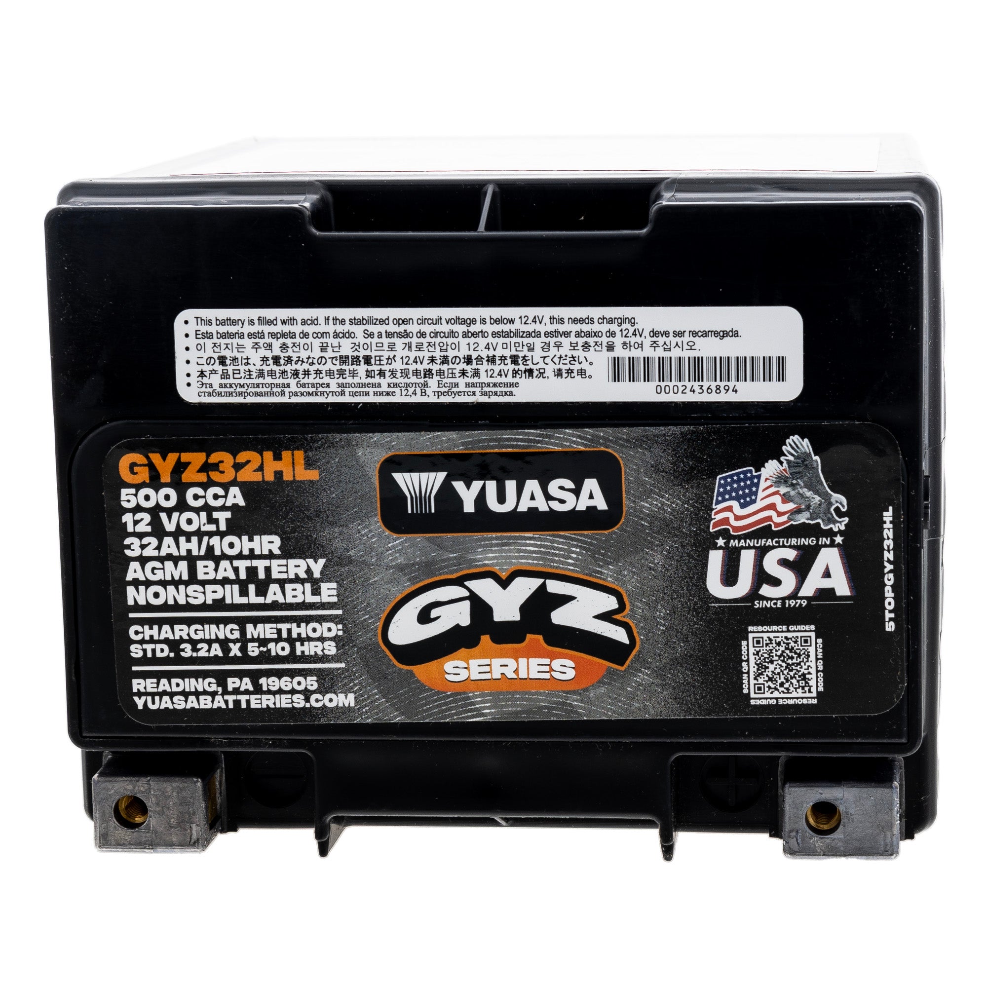 Polaris 4015955 Battery-Sealed 32 Ah 500 Cca ACE 150 500 570 900