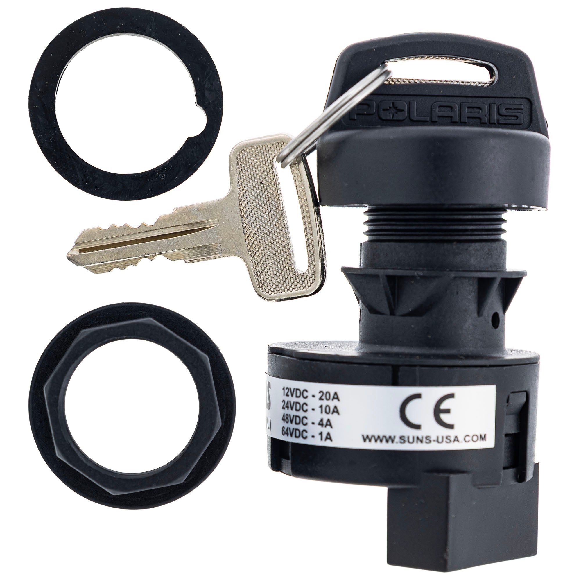 Polaris 4081559 Key Switch 4 Position Mt Slv General 1000 XP 4 2020-2025