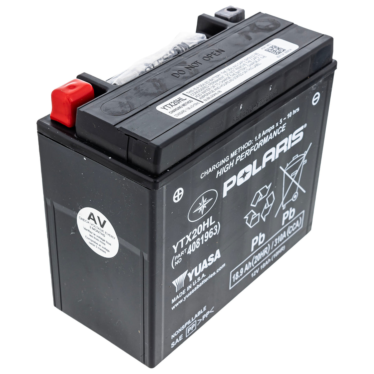 Polaris Battery 18AH 4081963 alternate view