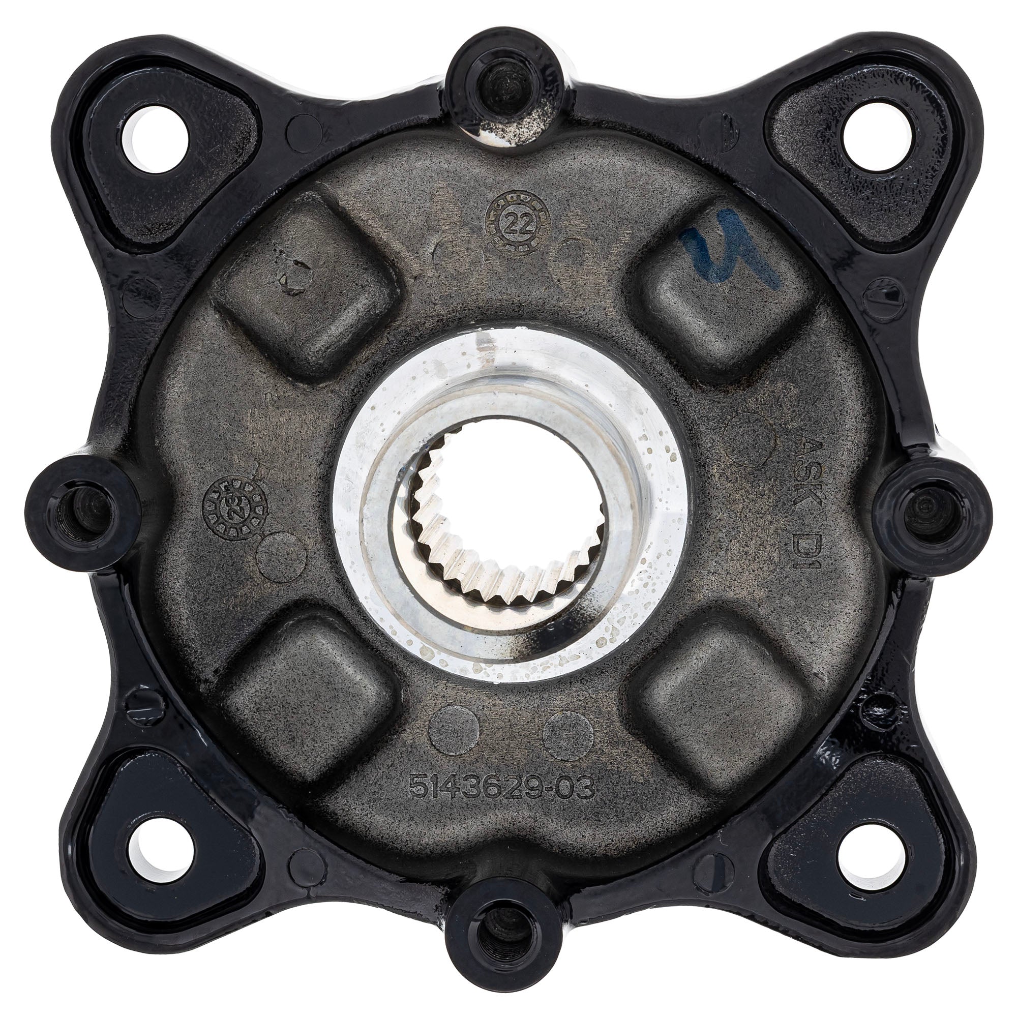 Polaris 5143629-067 Rear Wheel Hub MACH Black RZR Ranger 900 570 800 500 700 400