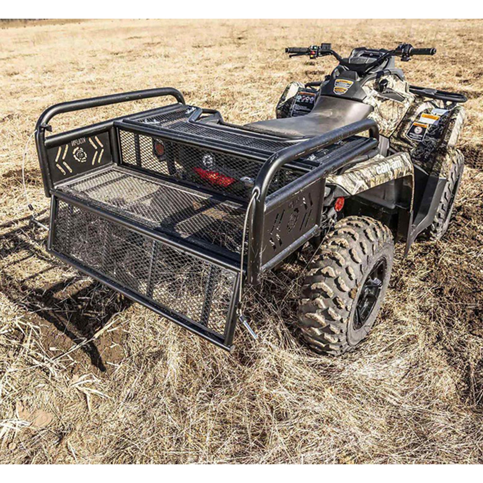 Kolpin 53300 Polaris Rear Drop Basket Rack Collapsible Tailgate Universal ATV