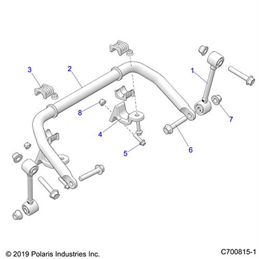 Polaris 5341260 Stabilizer Bar RZR General 1000 XP Turbo S 4 2018-2025