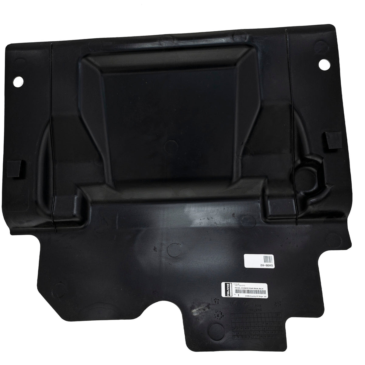 Polaris Black Rear Divider Panel 5437394-070 alternate view