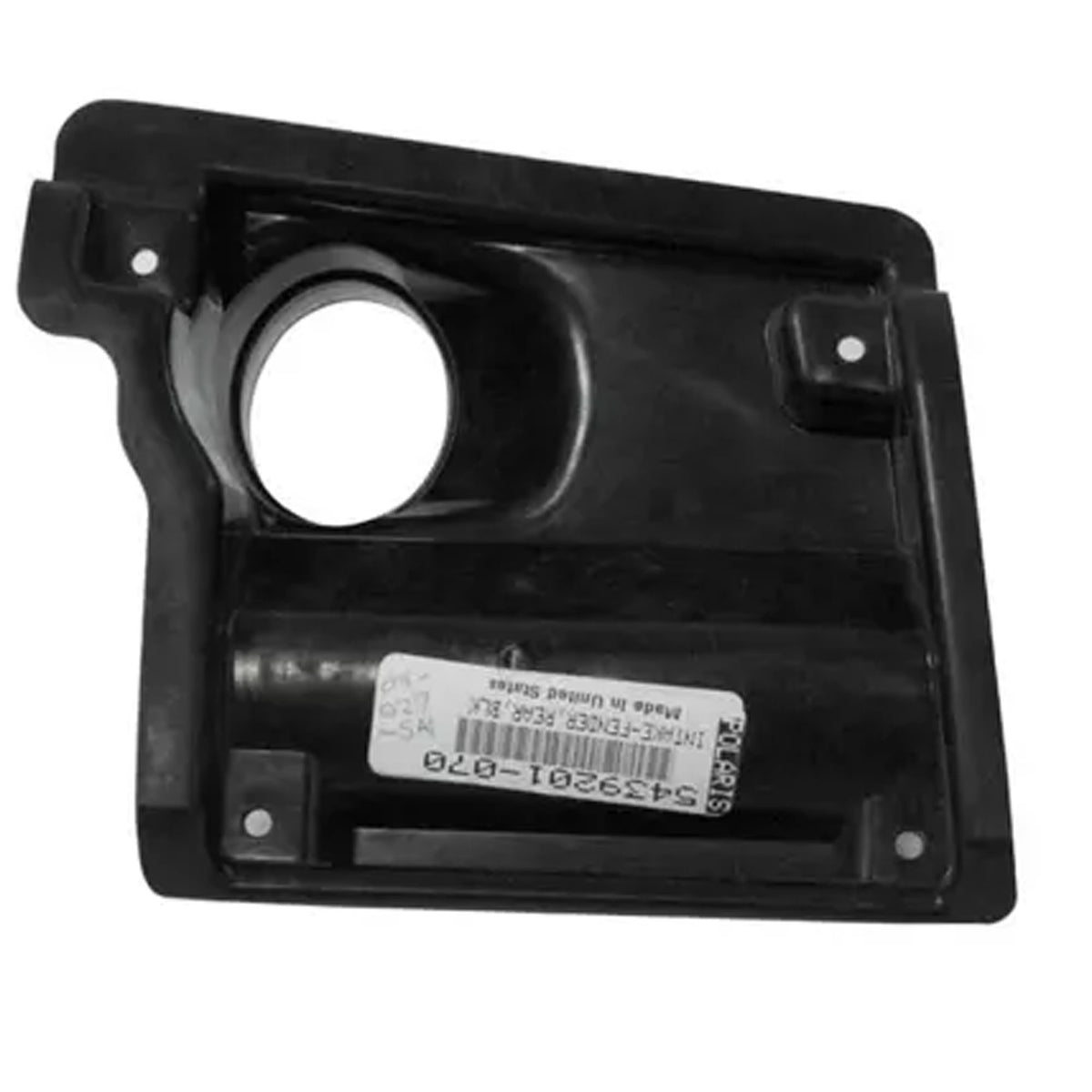 Polaris Black Rear Intake Fender 5439201-070 additional view