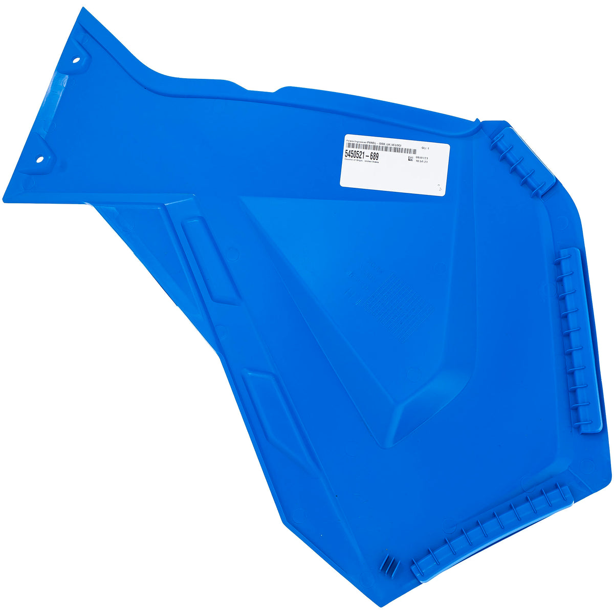 Polaris Velocity Blue Left Hand Side Panel 5450521-689 alternate view