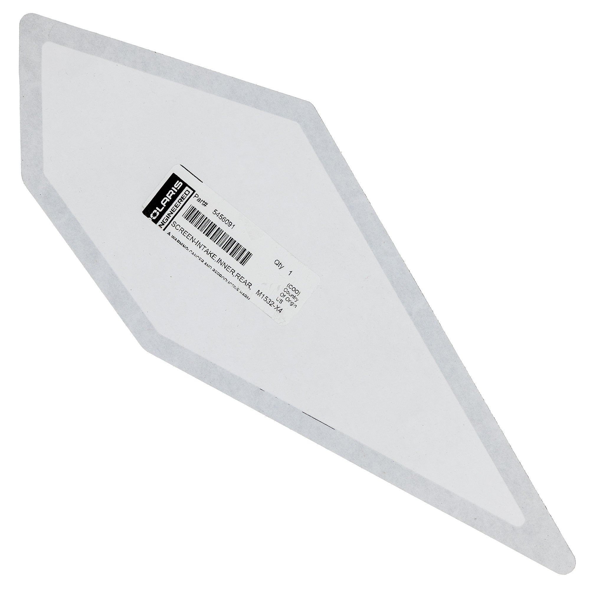 Genuine OEM Polaris Screen RZR 5456091