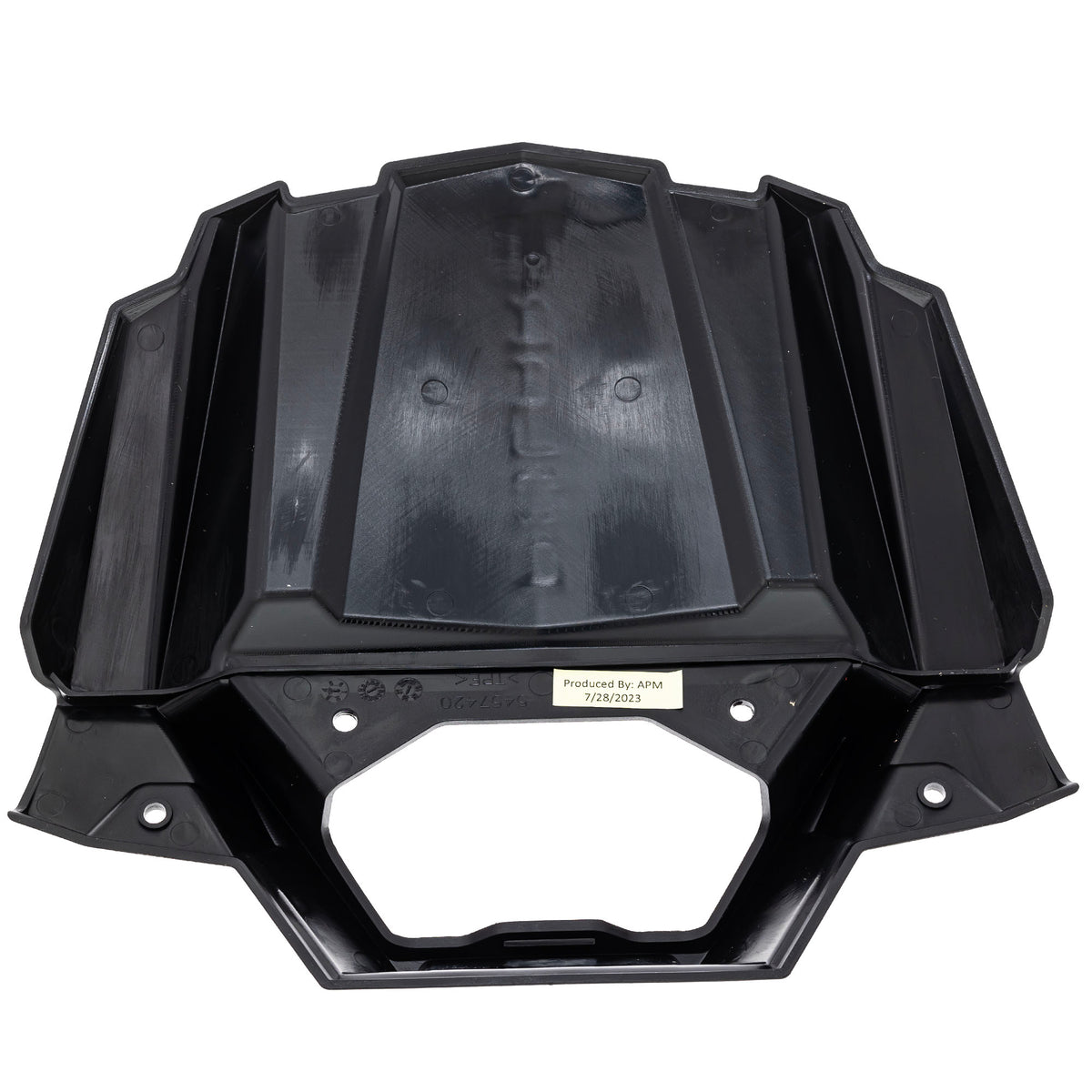 Polaris Gloss Black LWT Snow Flap 5457420-070 alternate view