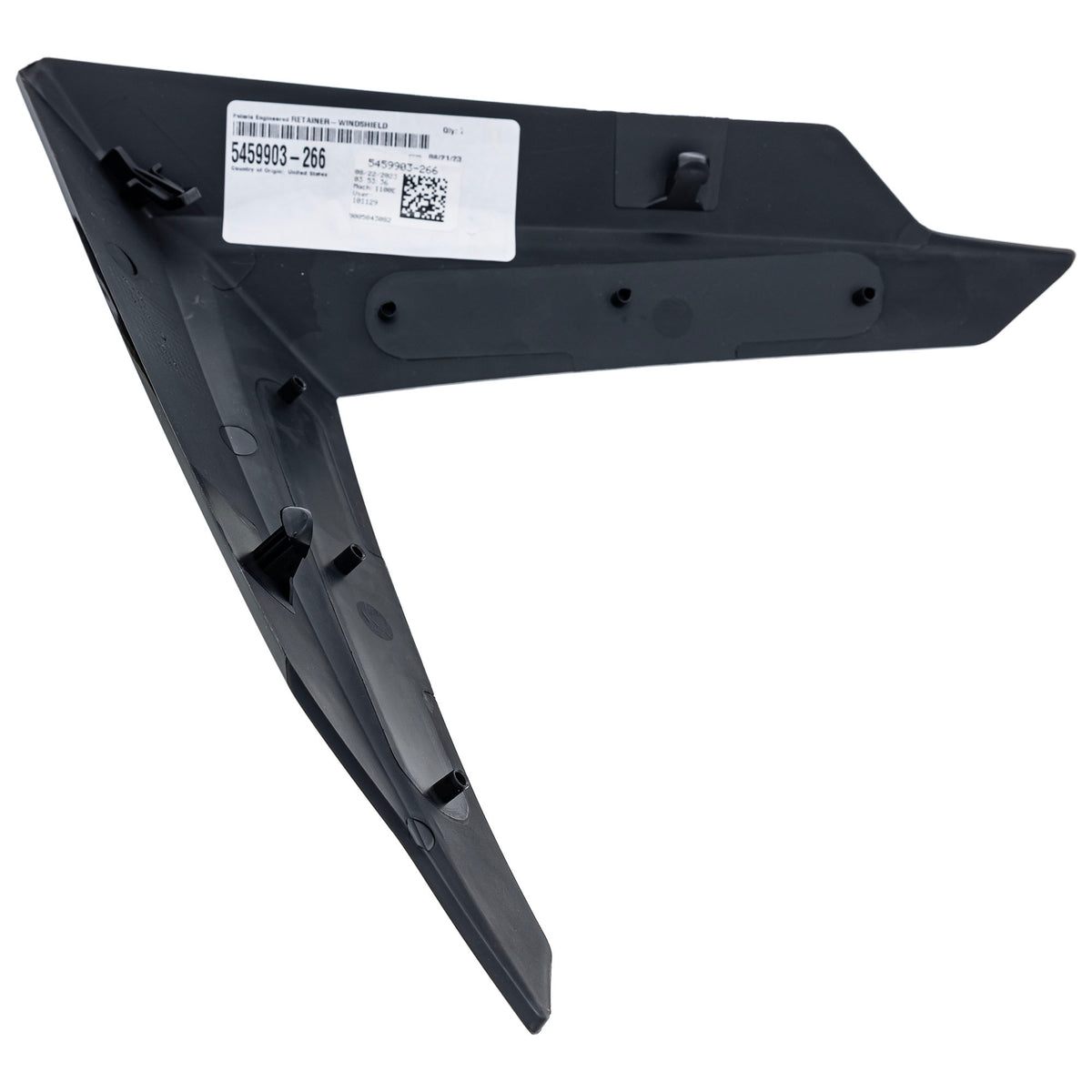 Polaris 5459903-266 Black In-Mold Windshield Retainer Snowmobile