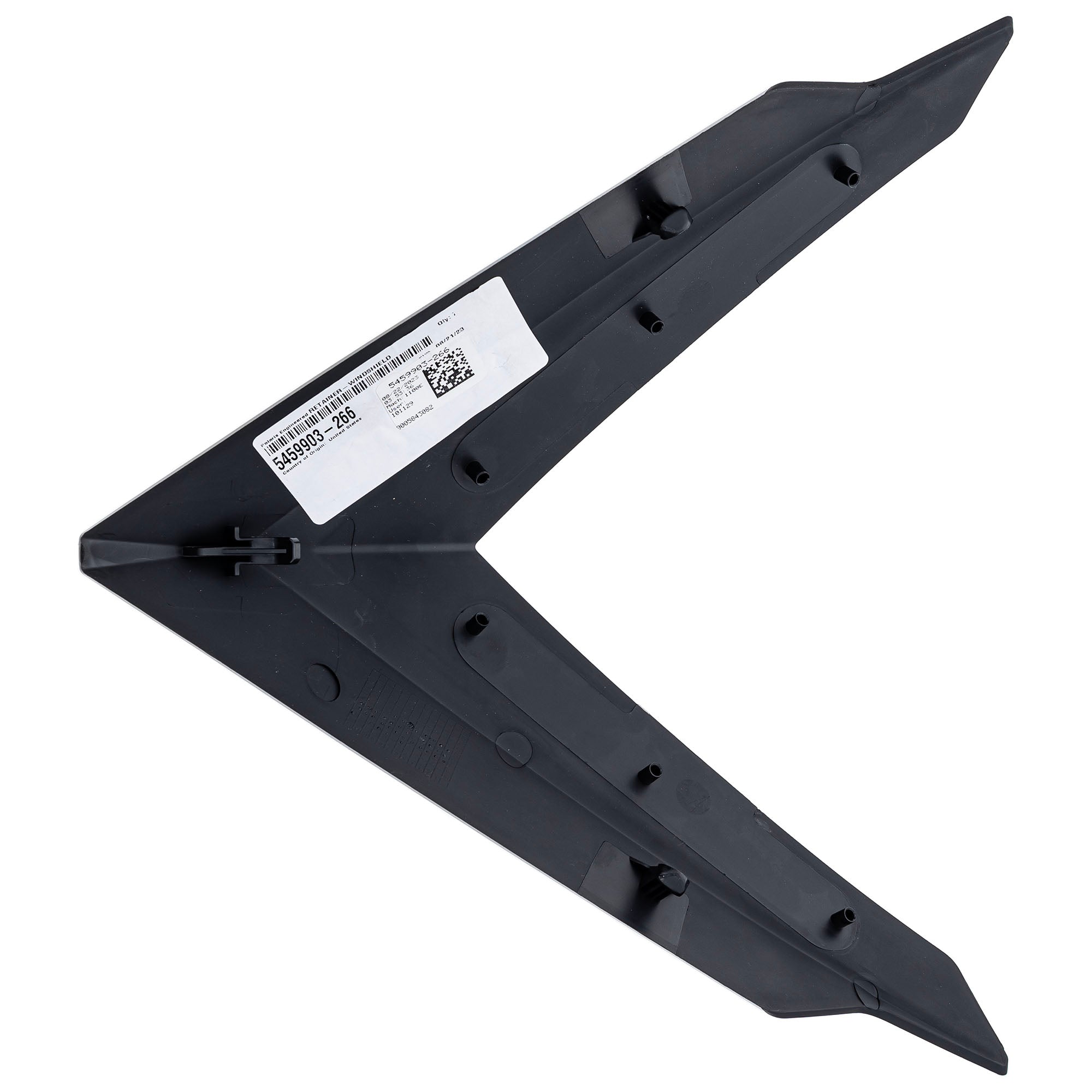 Polaris 5459903-266 Black In-Mold Windshield Retainer Snowmobile