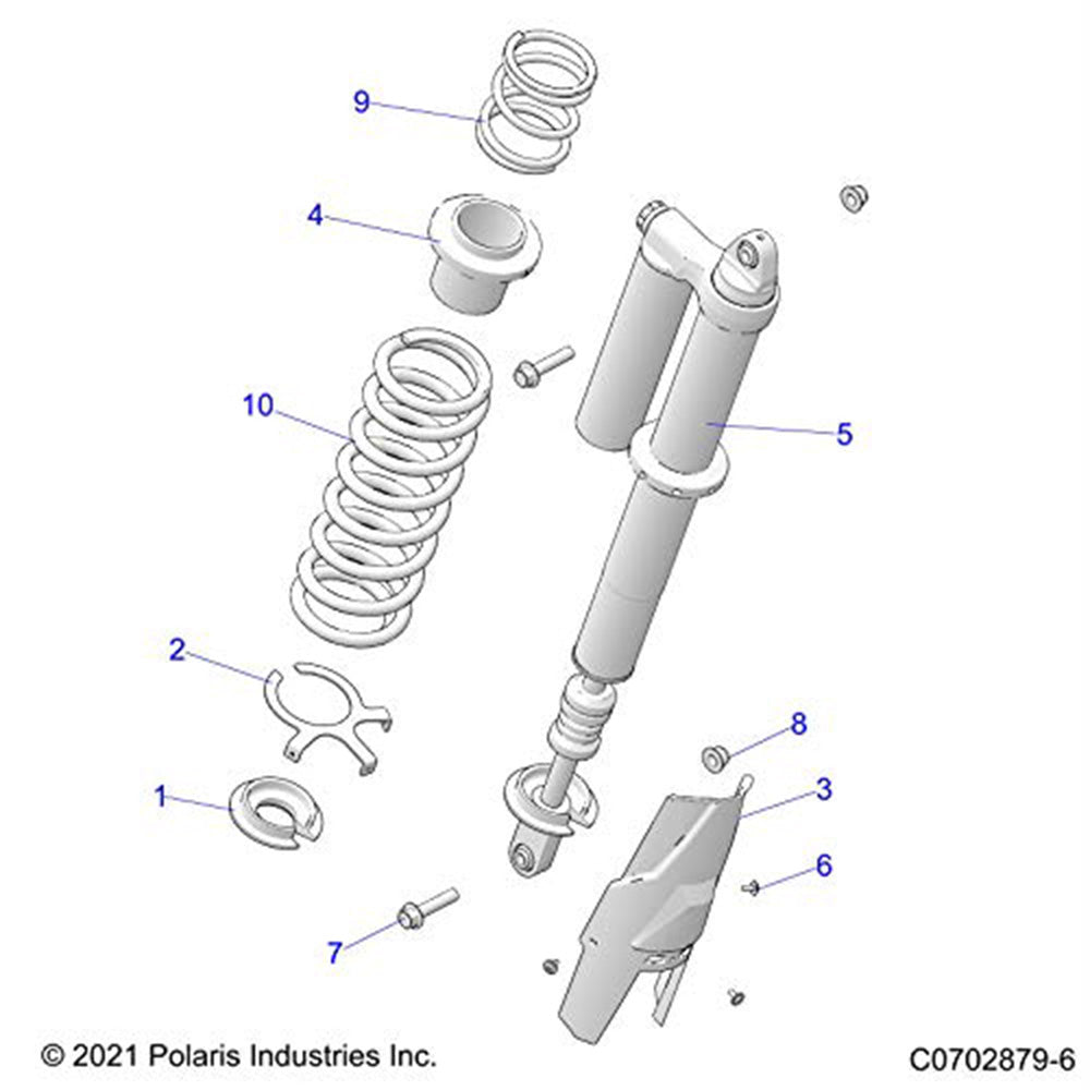 Polaris 7045426 Rear Shock RZR XP 4 2020-2022