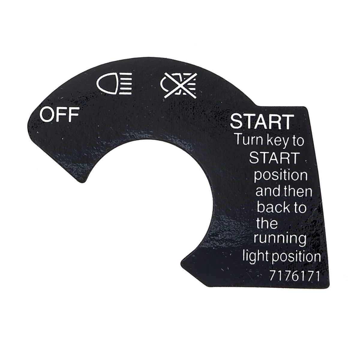 Polaris 7176171 Ignition Lights Decal RZR Ranger 570 800 500 XP SP Crew
