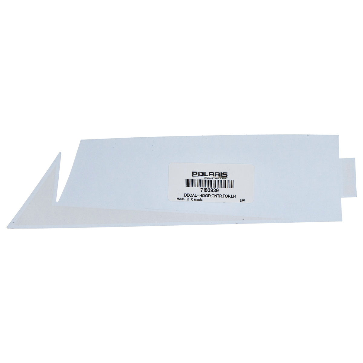 Polaris Top Left Hand Center Hood Decal 7183939 alternate view