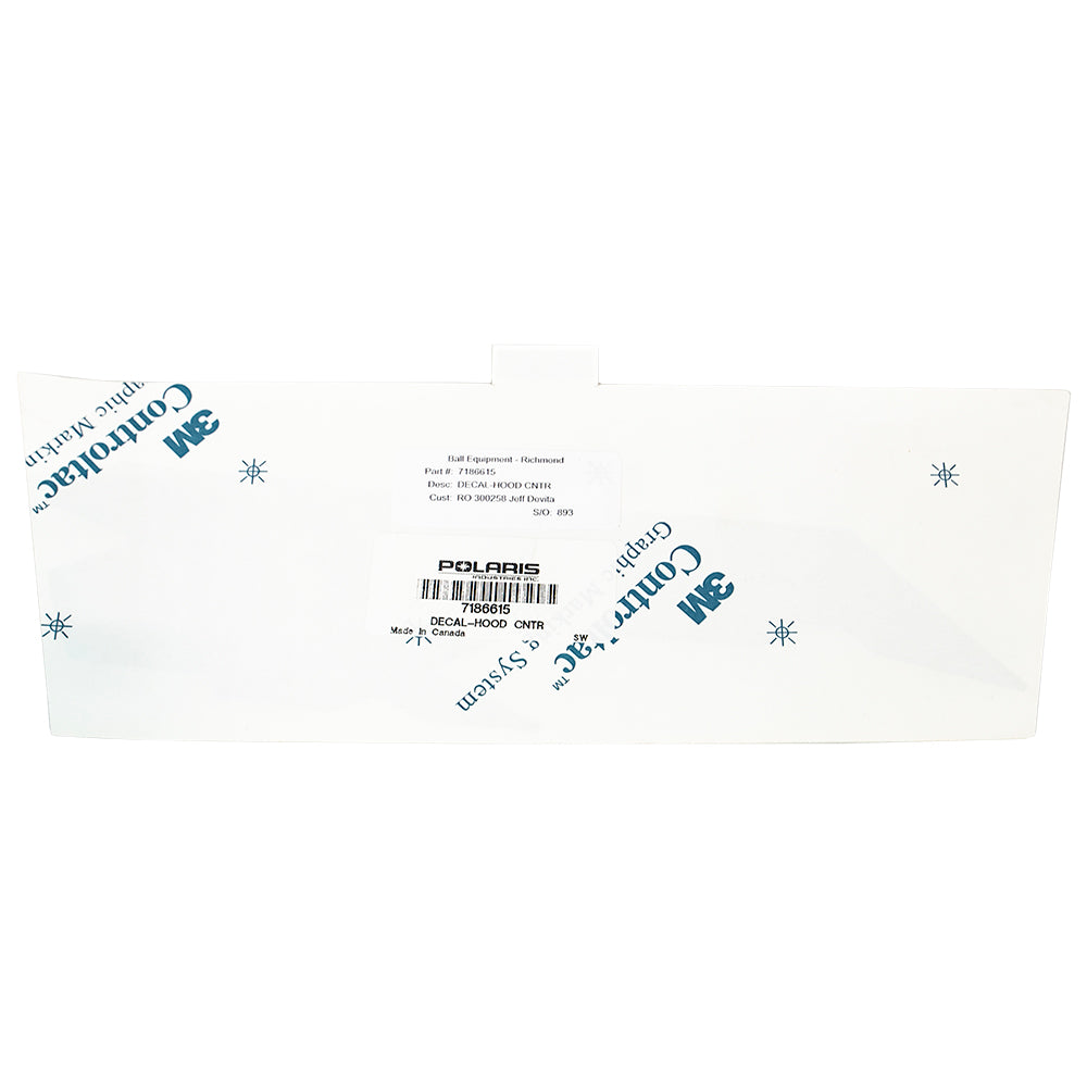 Genuine OEM Polaris Decal RZR 7186615