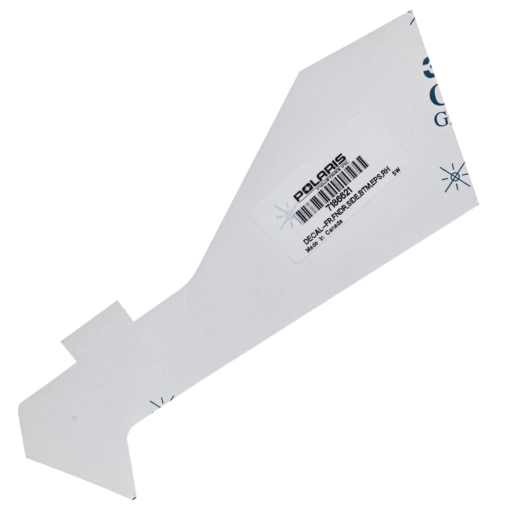 Genuine OEM Polaris Decal RZR 7186621
