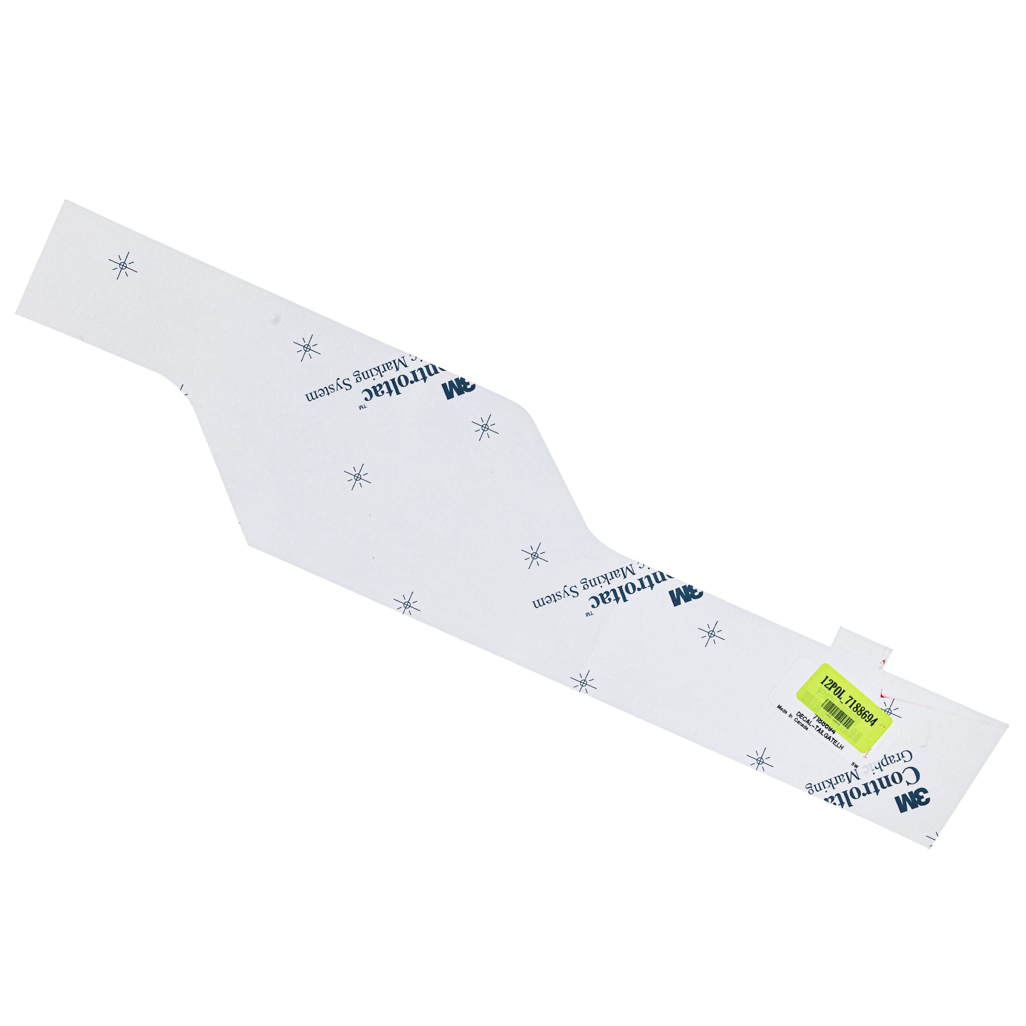 Polaris 7188694 Left Hand Tailgate Decal Ranger Crew XP EPS Winter 1000 20th