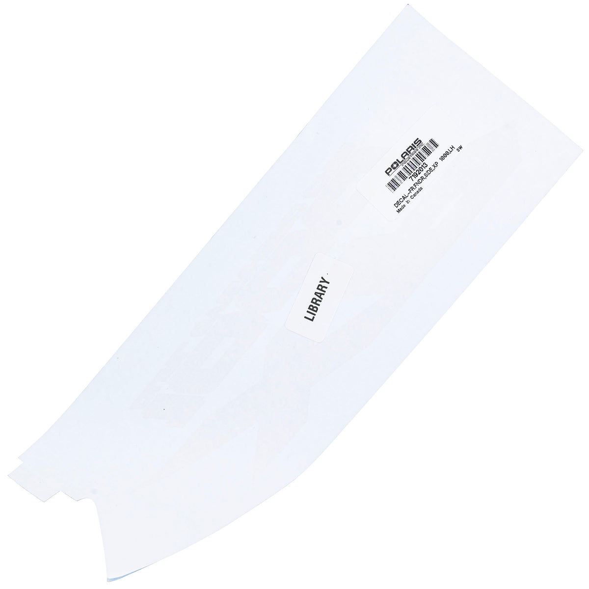 Polaris Front Left XP 1000 Side Fender Decal 7192013 alternate view