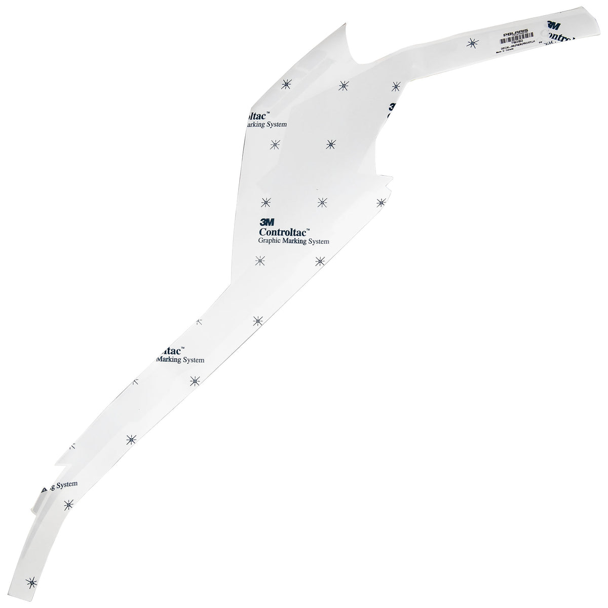 Polaris Rear Left Hand Pro XP Fender Decal 7193183 alternate view