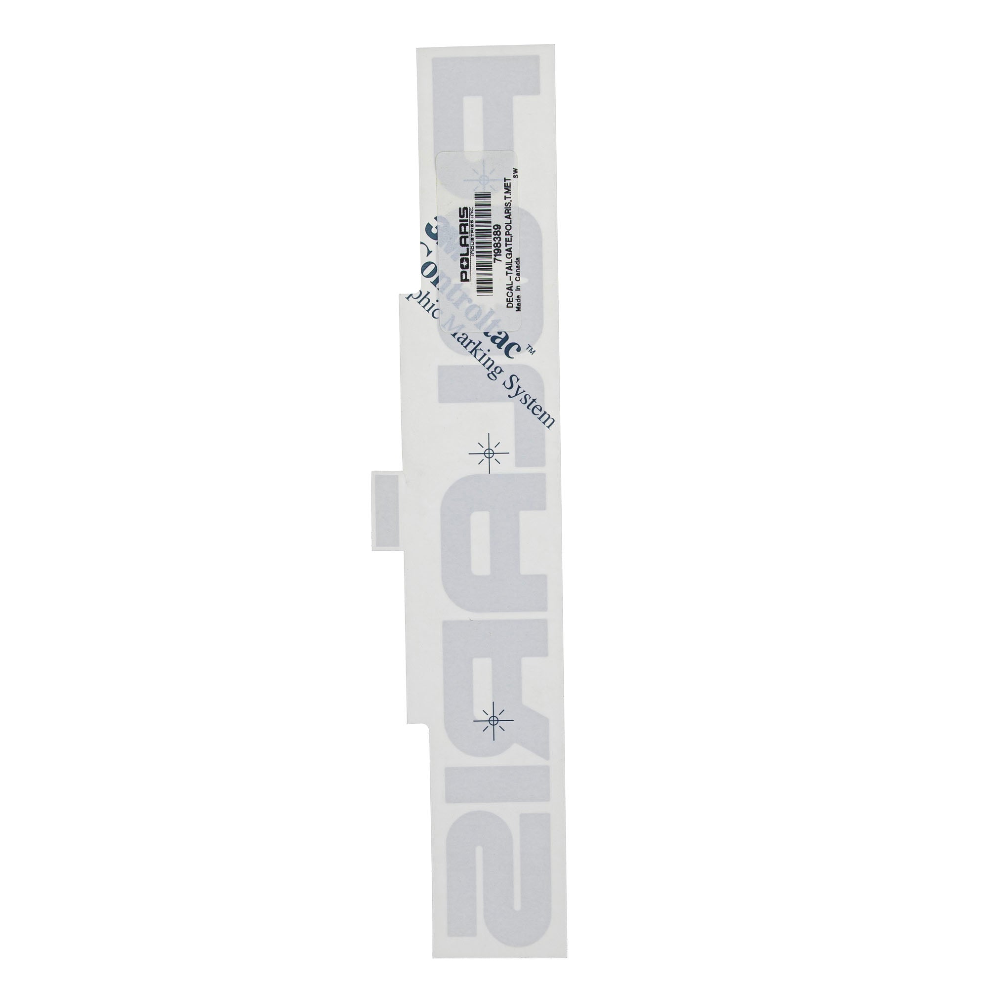 Polaris 7198389 Decal-Tailgate T.Met Kinetic Ranger Crew XP EPS 1000