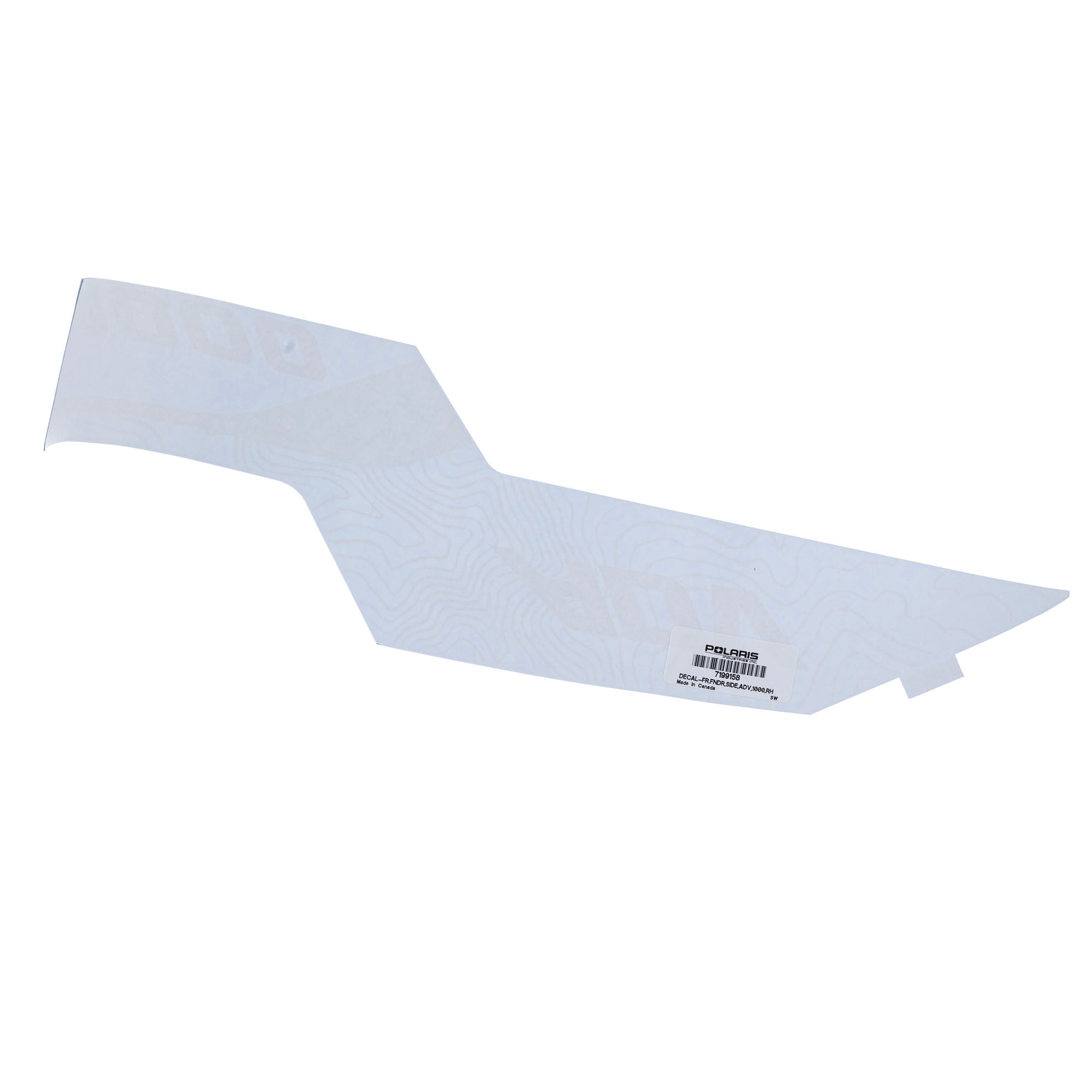 Polaris 7199158 Right Hand Decal-Fr.Fndr Side Adv 1000 Xpedition EPS Ultimate