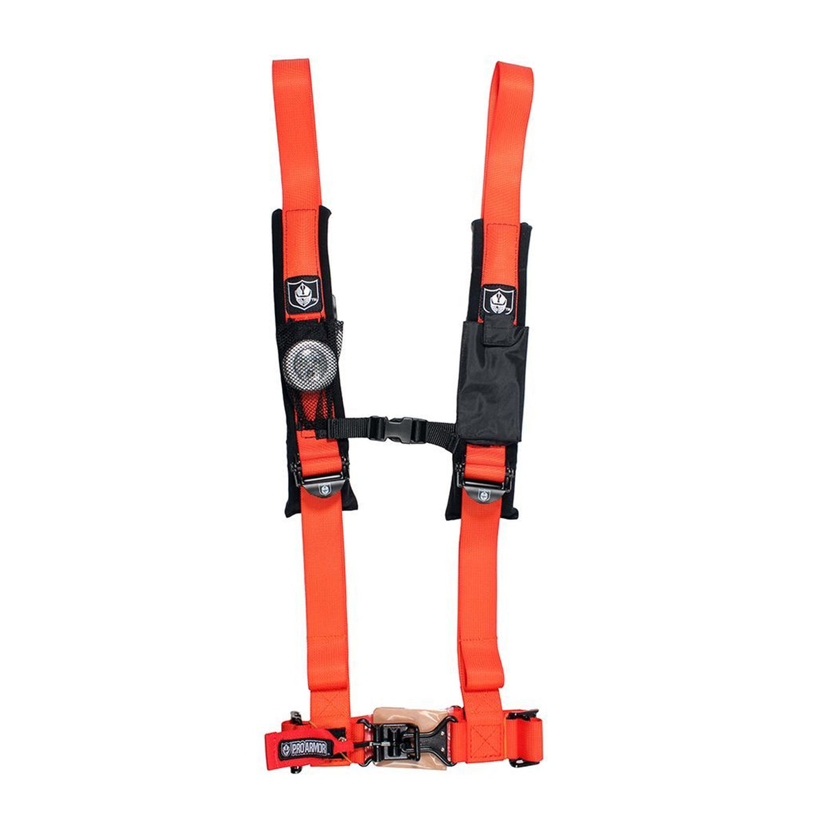 Pro Armor Orange Seat Belt 4 Point 2" Harness A114220OR