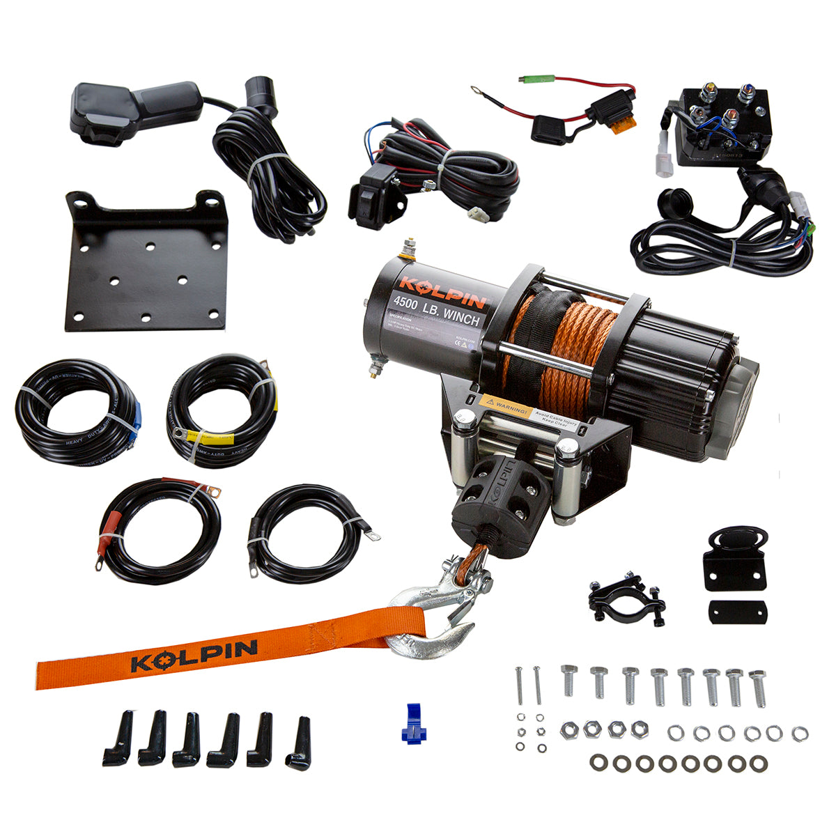 Kolpin 25-9455 Winch Kit w/ Synthetic Rope 2019