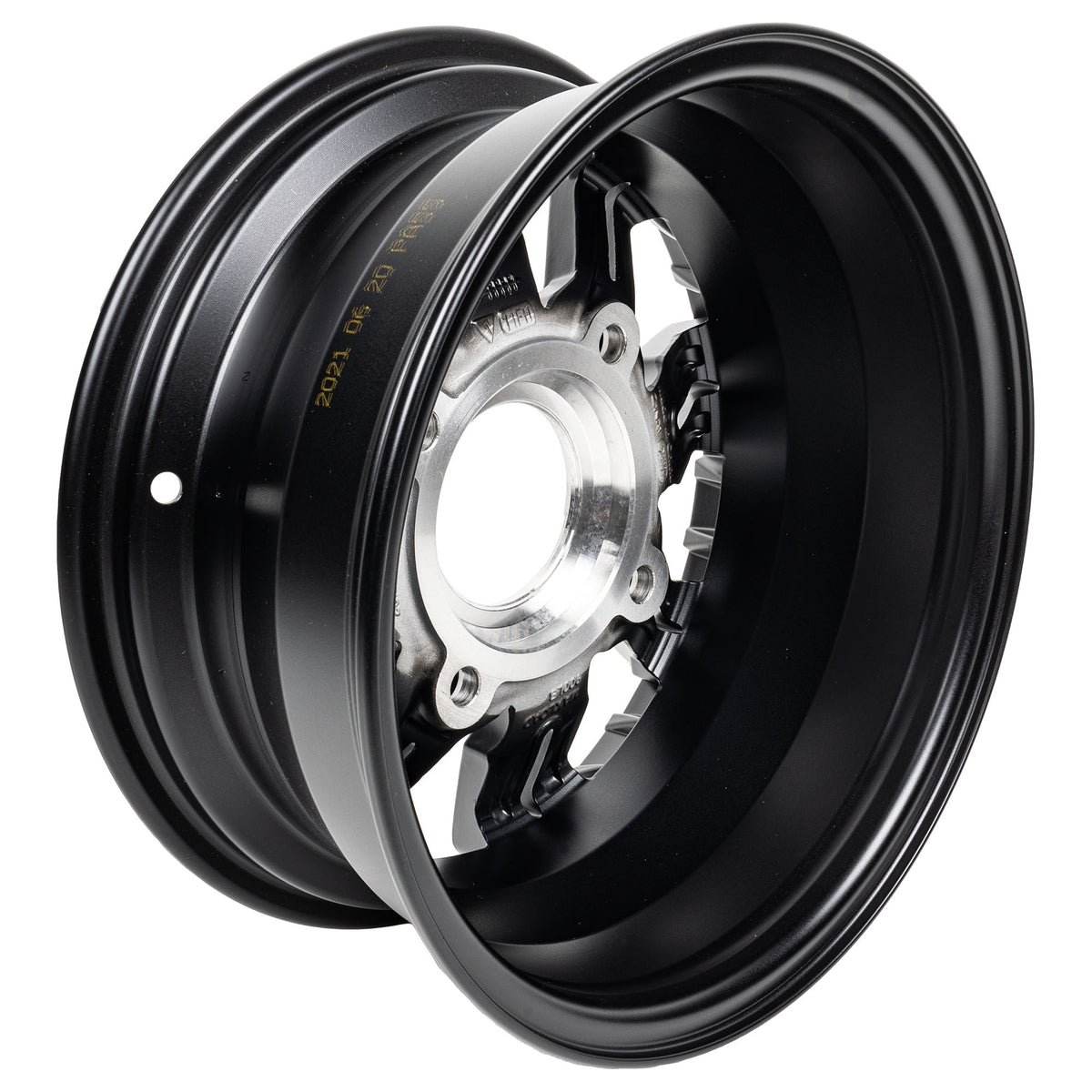 Polaris Matte Black Front Cast 14X6 Rim 1522494-458 additional view