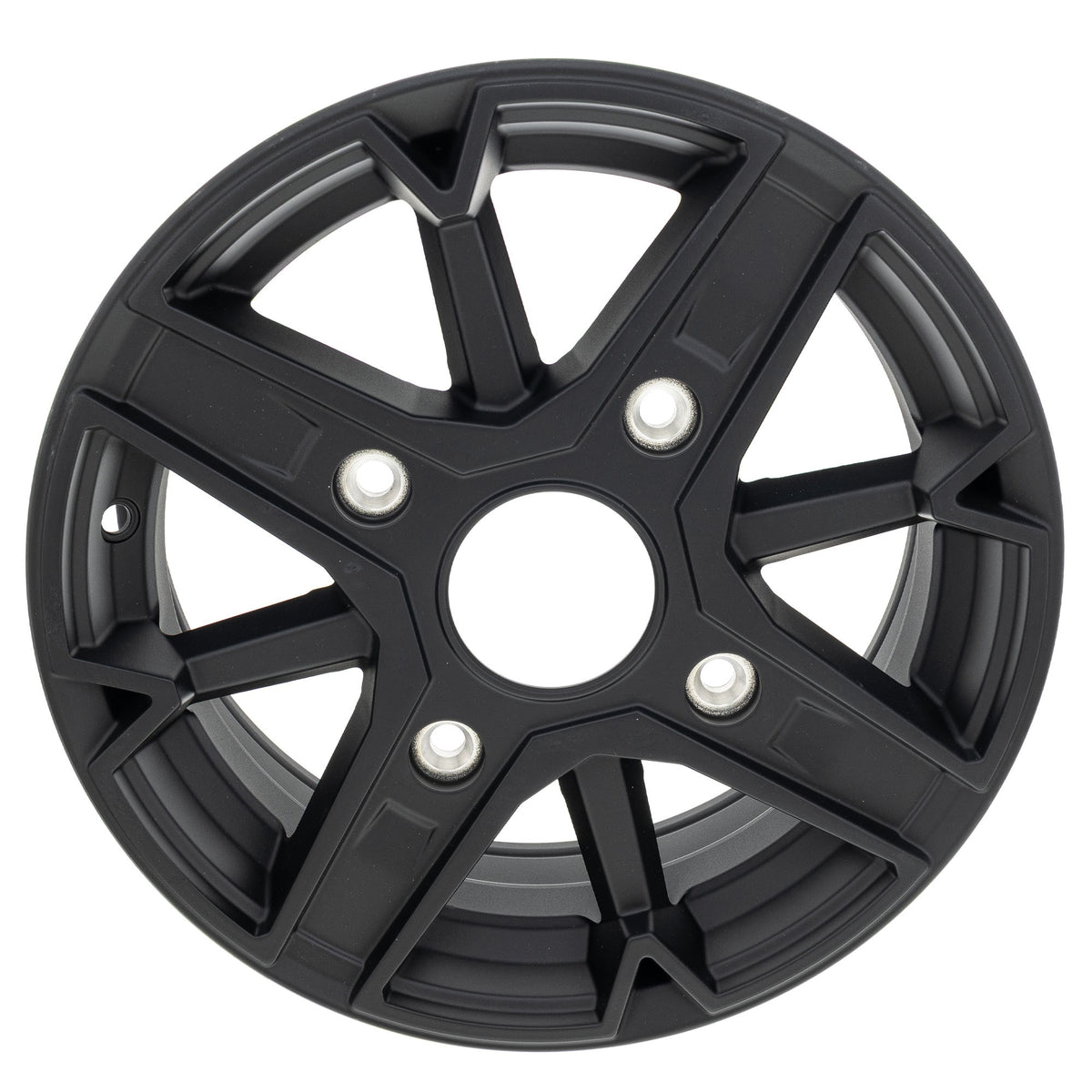 Polaris Front Rim 14X5.5 No Mach Matte Black 1525394-458