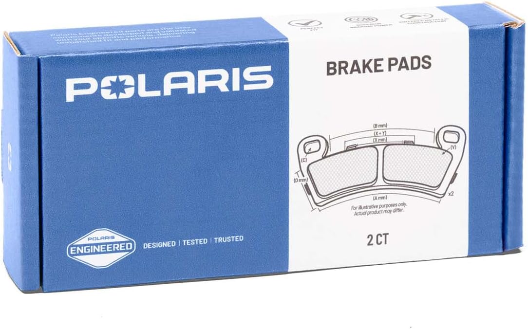 Polaris 2202412 Front Brake Pad Kit RZR Ranger Sportsman 570 800 500 450 330 XC