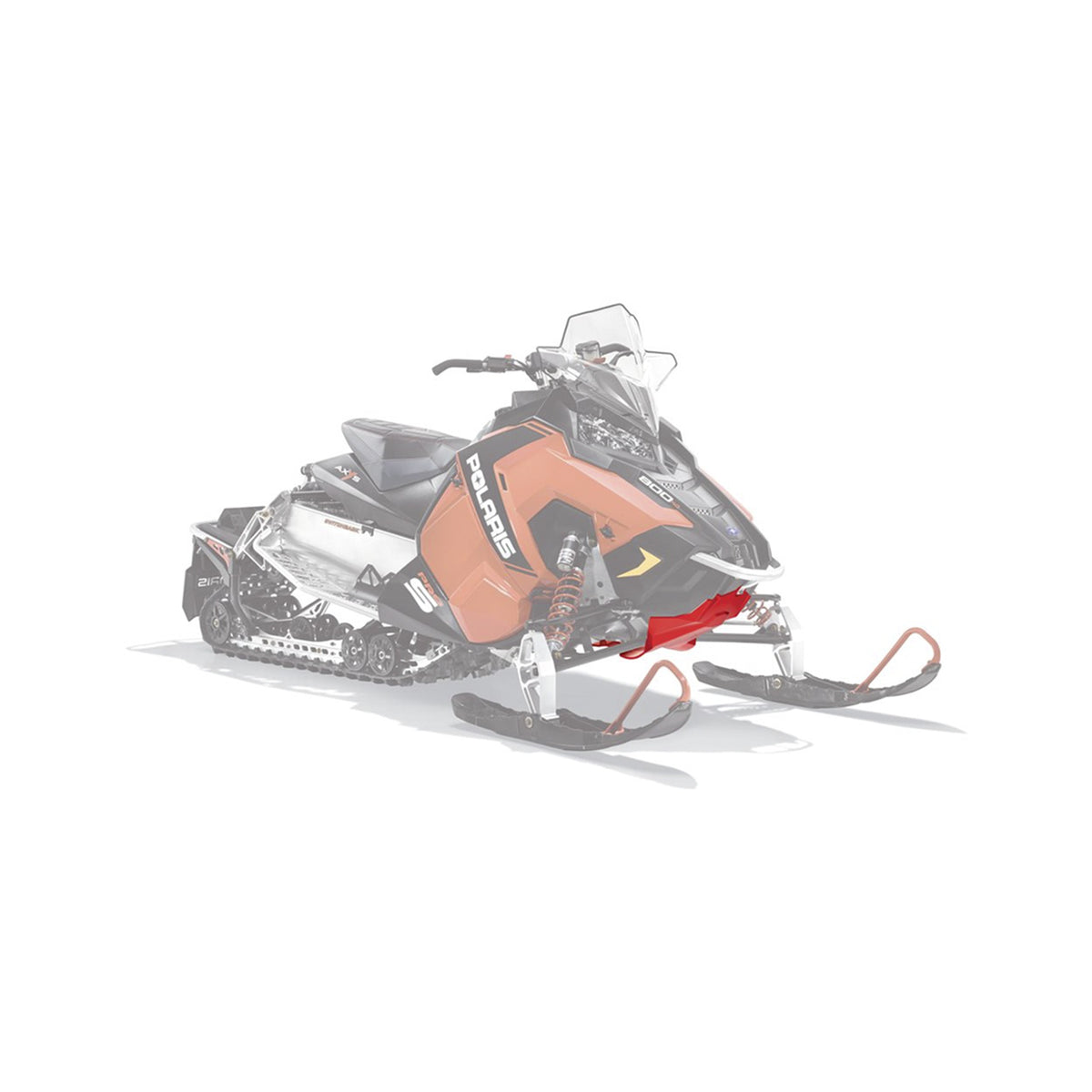 Polaris Indy Red Extreme Skid Plate 2880384-293 additional view