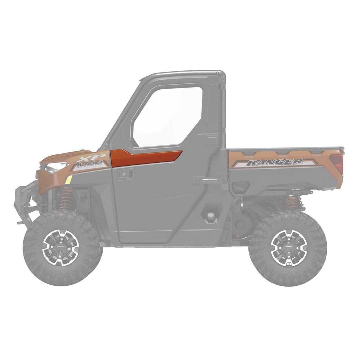 Polaris Orange Rust Front Door Accent Panel 2882870-750 alternate view