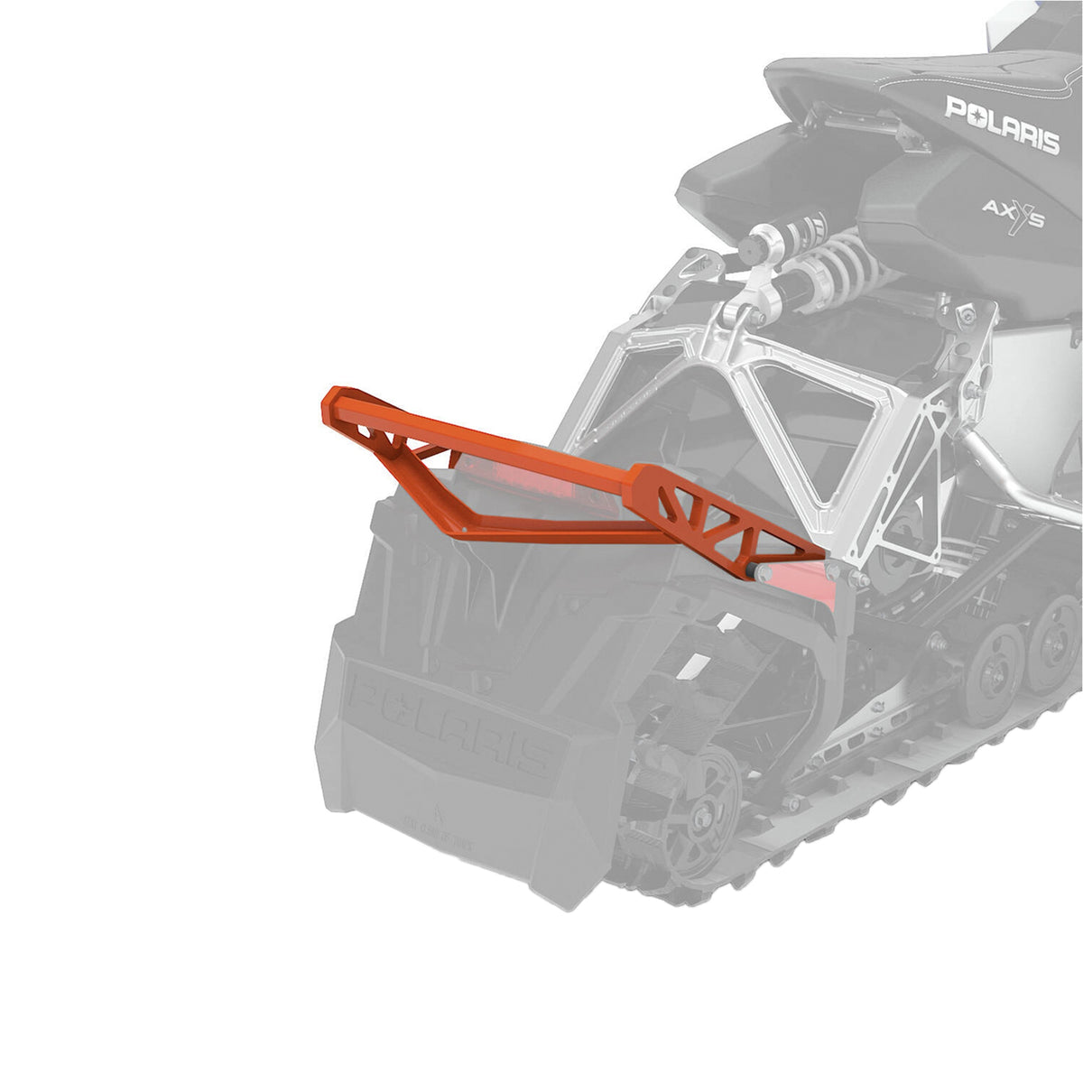 Polaris Orange Burst Rear Elite Pro Bumper 2882926-647