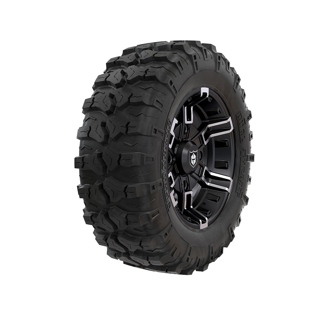 Pro Armor Accent Buckle Rim Dual Threat Tire Combo 2883140