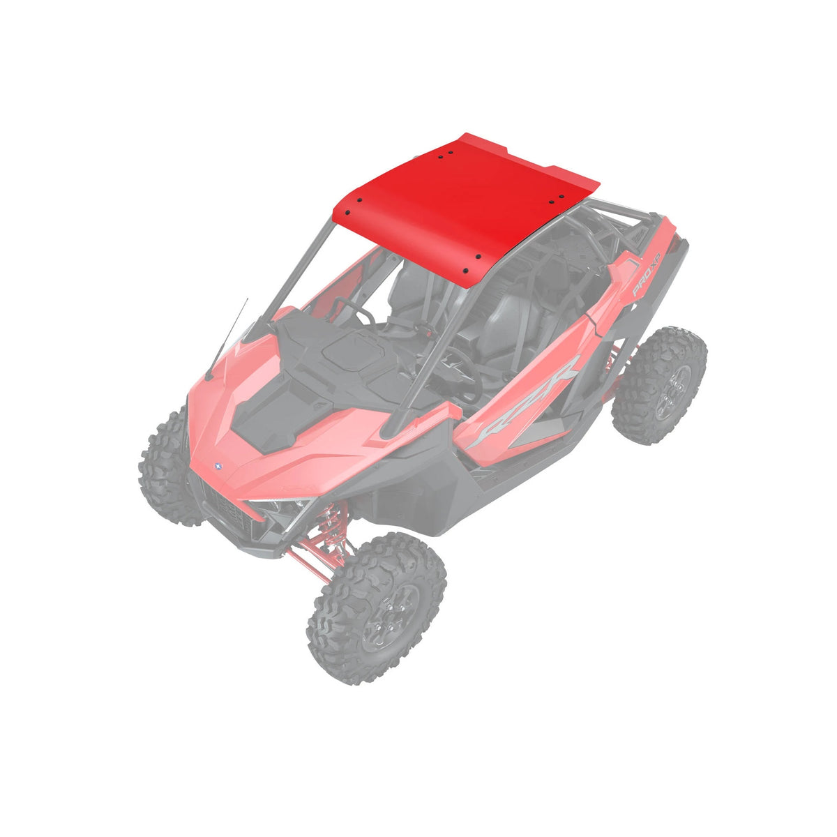 Polaris Indy Red Aluminum Roof 2883743-293 alternate view