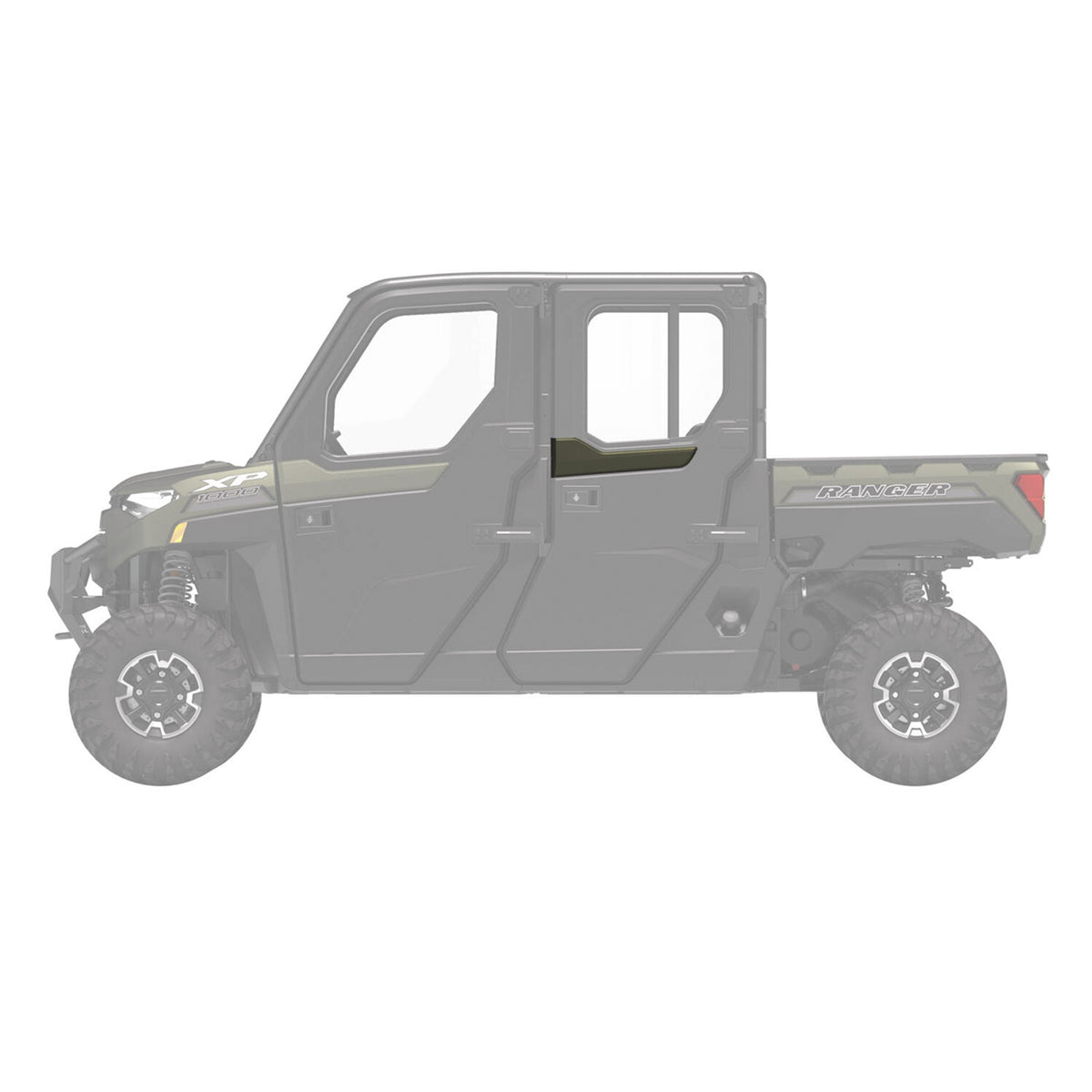 Polaris Sage Brush Green Rear Door Accent Panel 2883829-685 alternate view