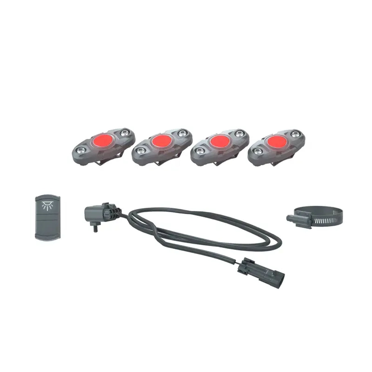 Polaris Pro Armor PULSE Rock Lights Red 2884683