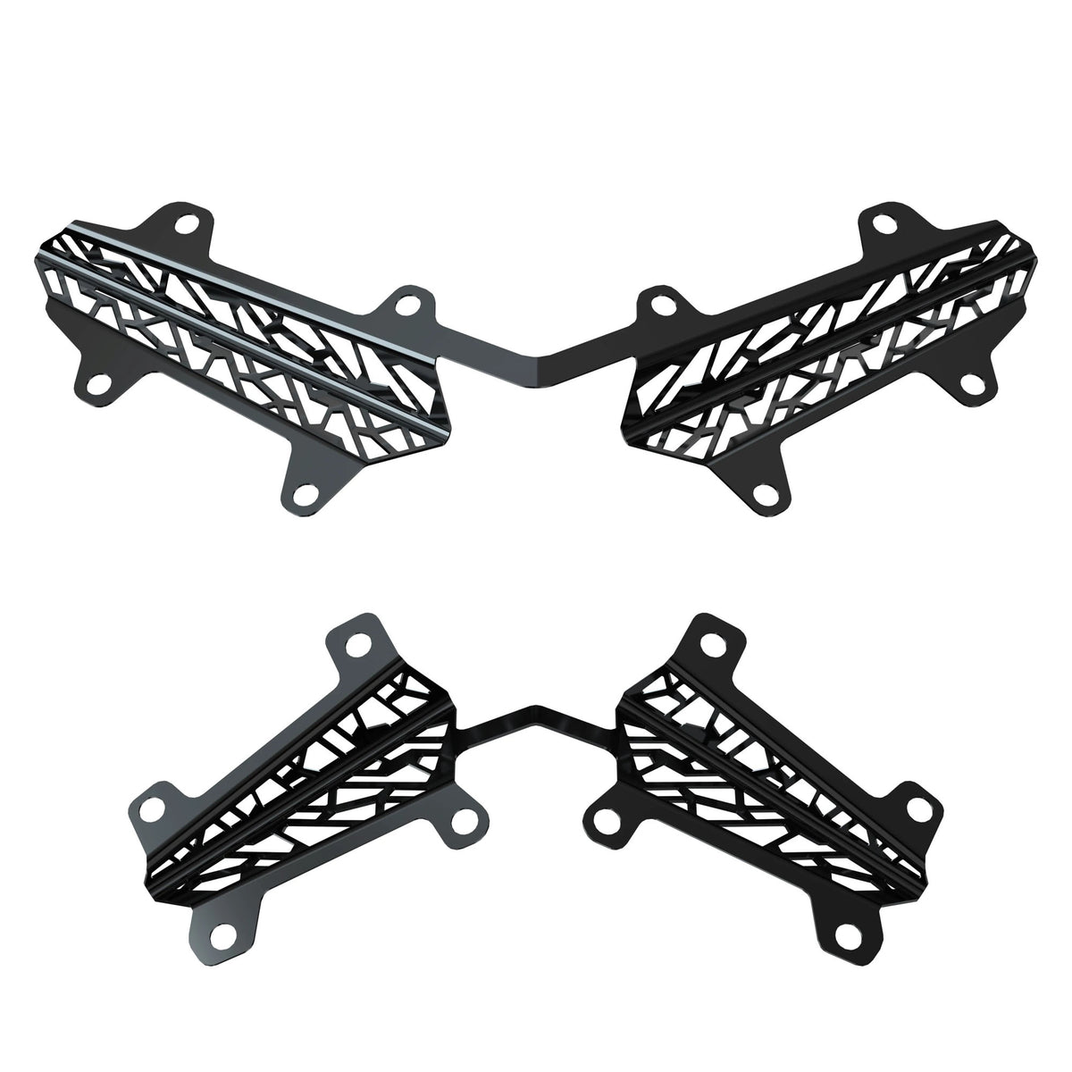 Polaris Gloss Black Matryx Grill Inserts 2884979-067