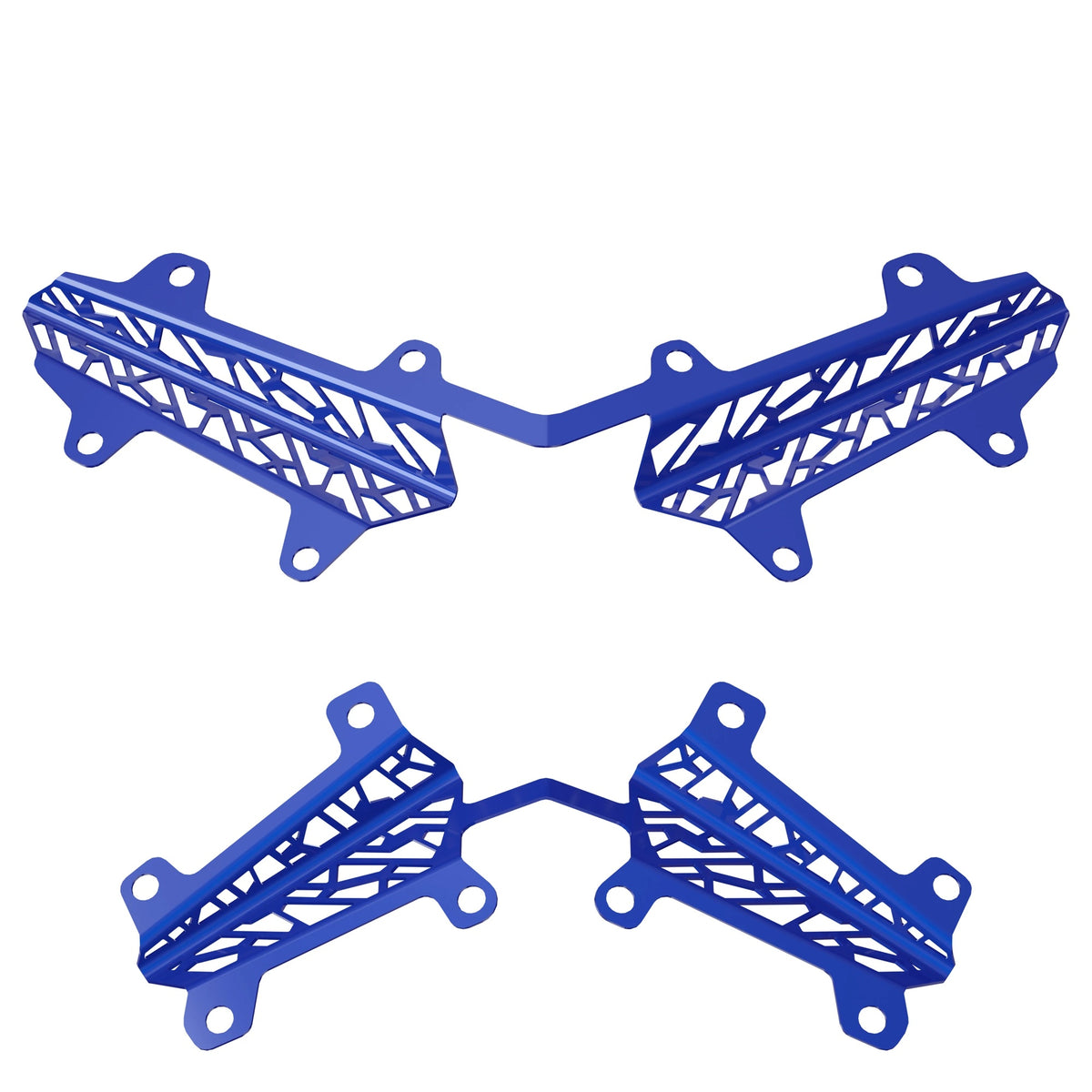 Polaris Blue Metallic Matryx Grill Inserts 2884979-751