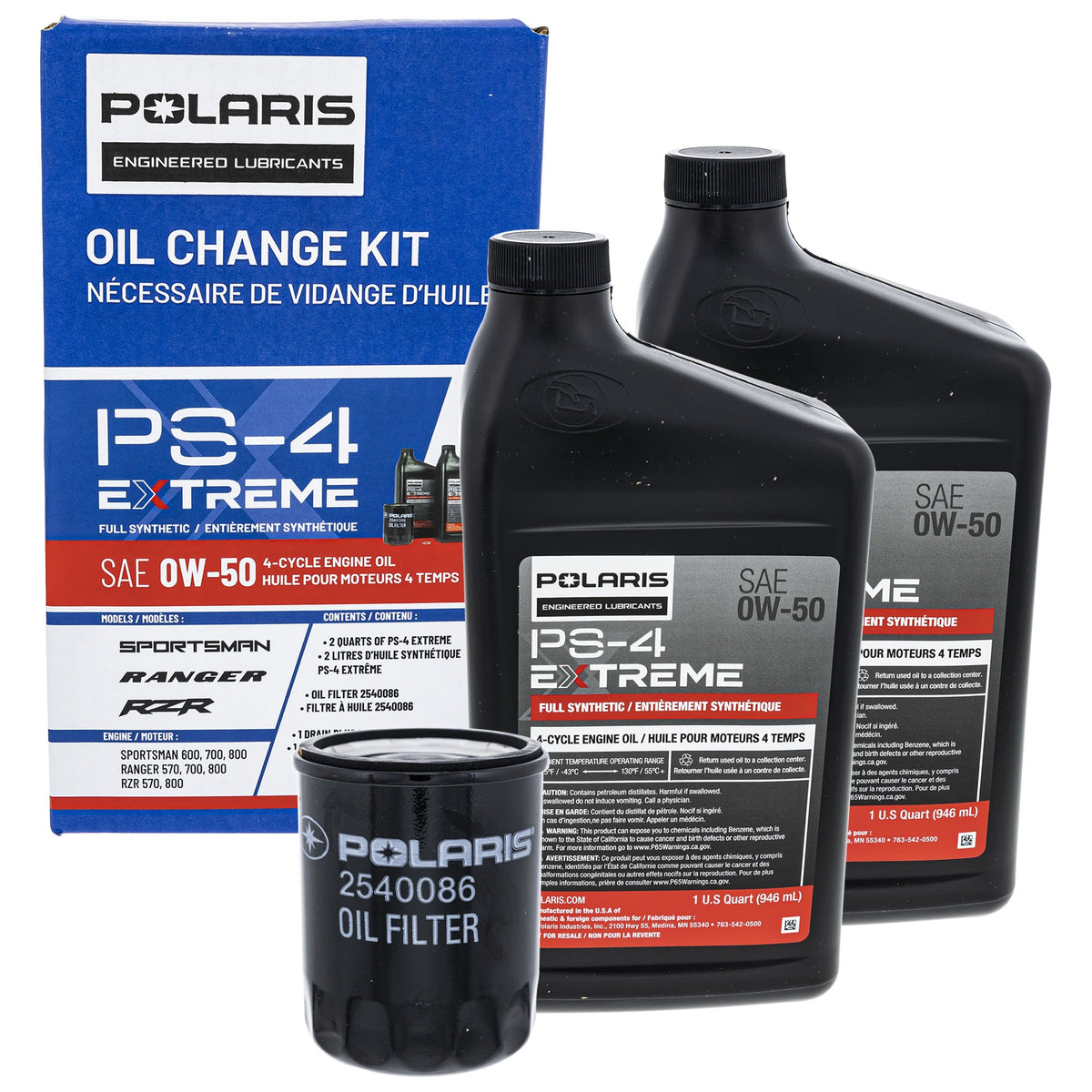 Polaris Extreme Duty Oil Change Kit 2890056