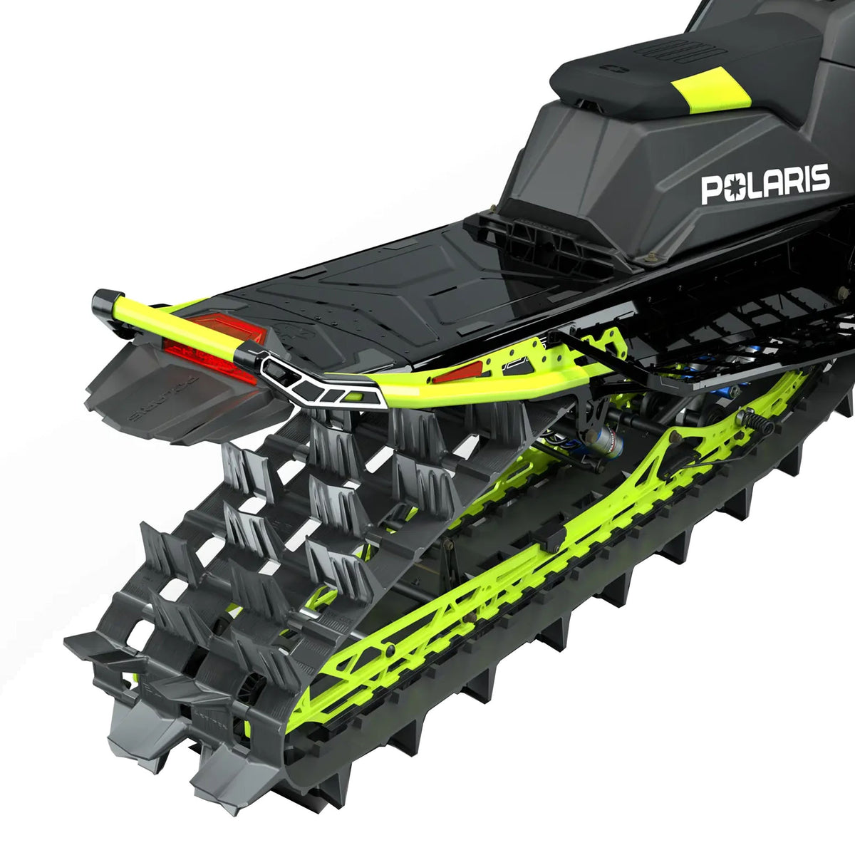 Polaris Lime Burandt Edition HD RMK Slash 155 Rear Bumper 2890670-801 additional view