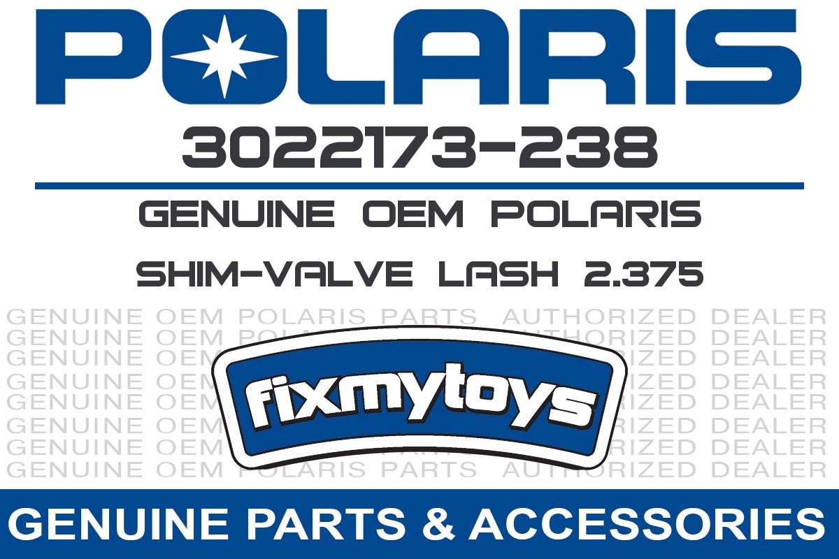 Polaris Valve Lash Shim 2.375 3022173-238