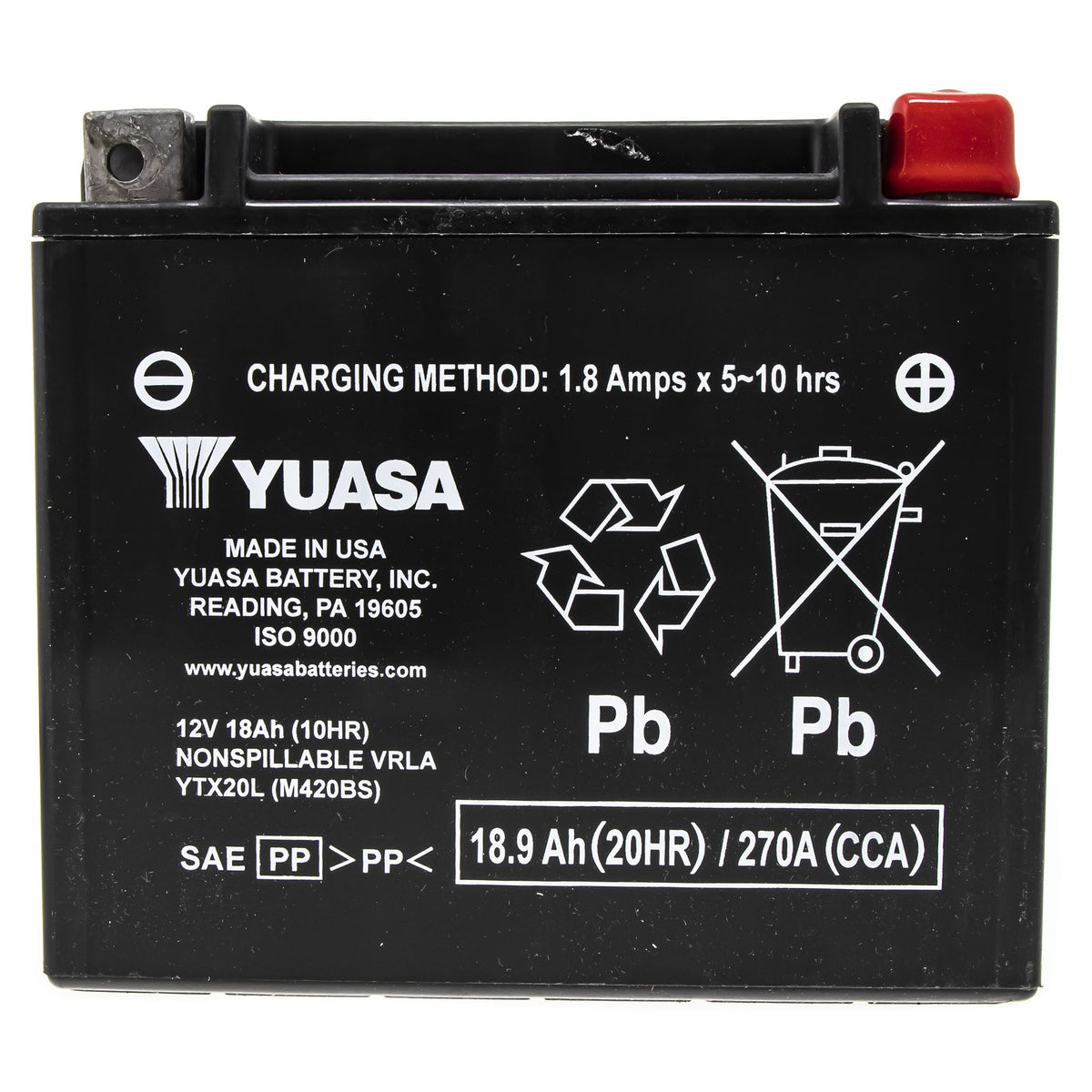 BRP BATTERY YUASA YTX20L 410301203