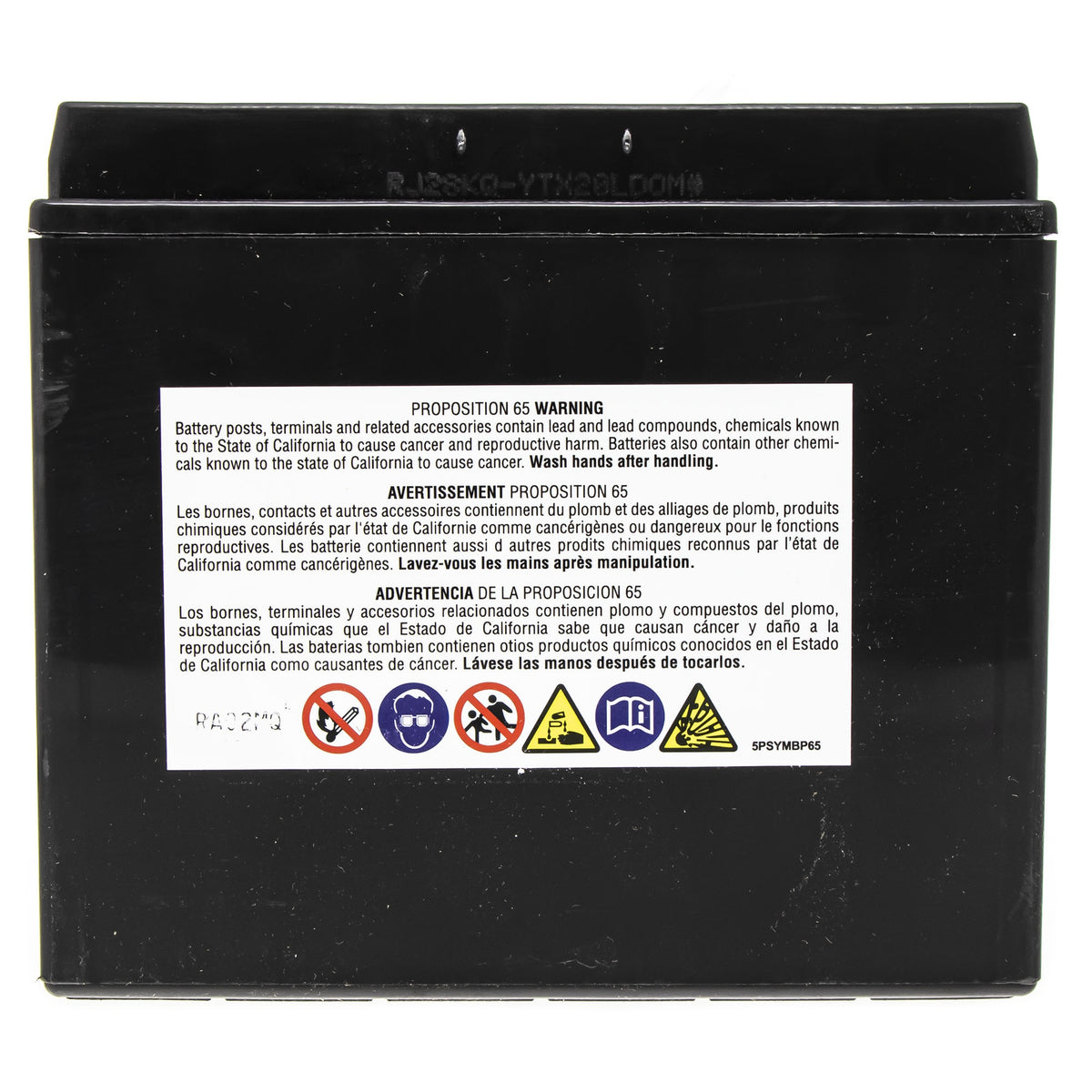BRP BATTERY YUASA YTX20L 410301203 additional view