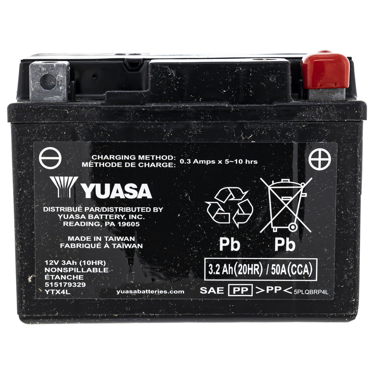 BRP Wet Battery 12 Volt 3AH 415130653 alternate view