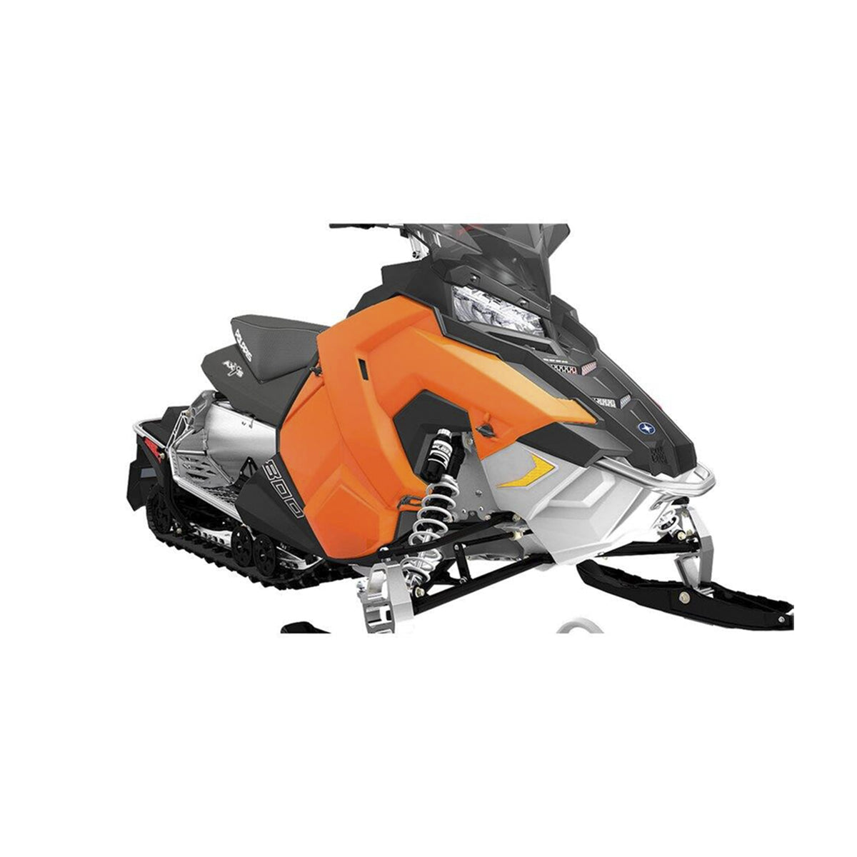 Polaris Orange Burst Left Hand Side Panel 5451230-647 alternate view