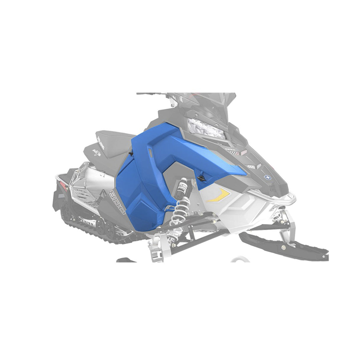 Polaris VooDoo Blue Right Hand Side Panel 5451231-619 alternate view