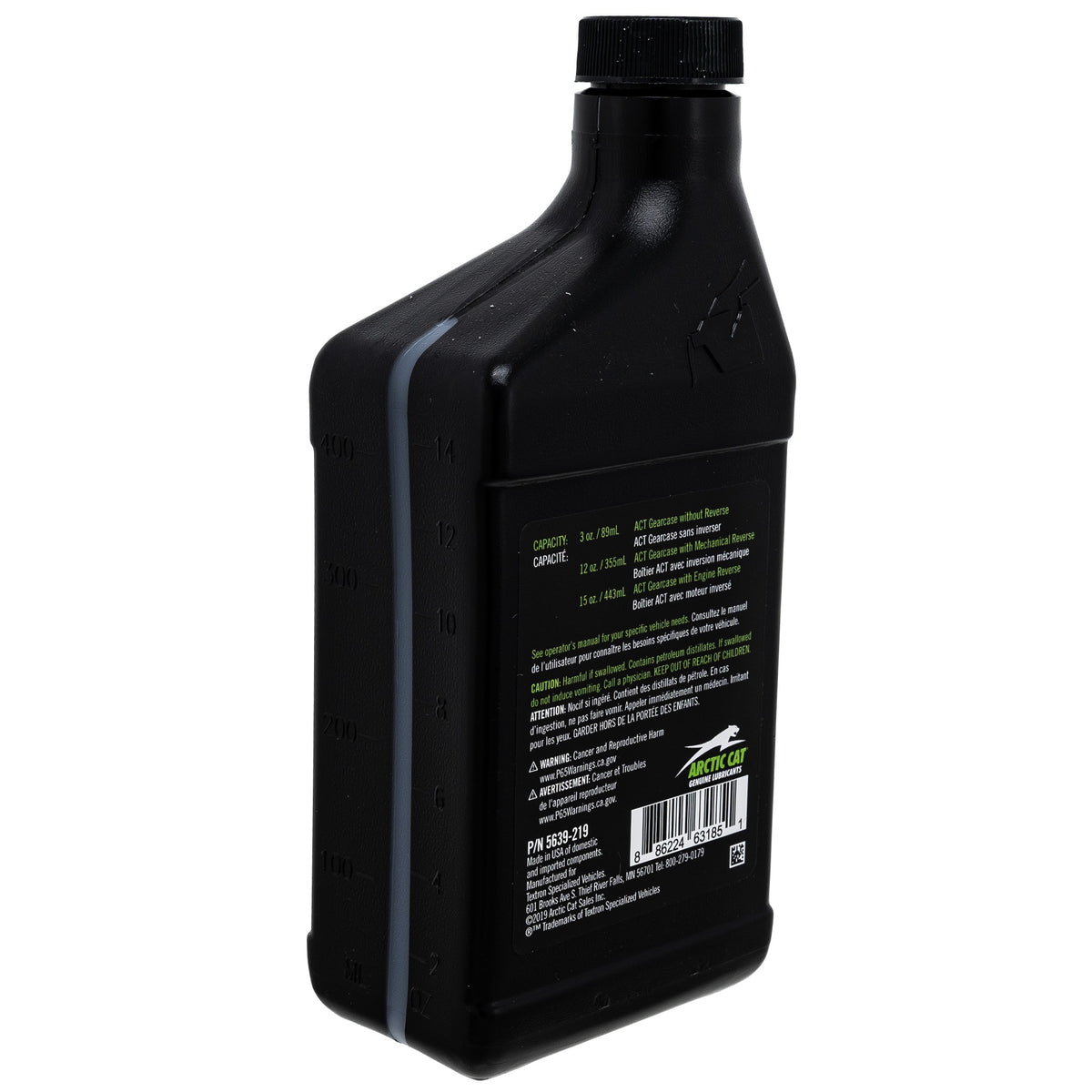 Arctic Cat ACT Gearcase Fluid 15oz 5639-219 Bearcat 570 F570 T570 Lynx
