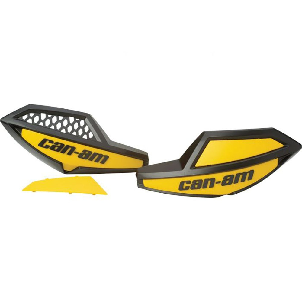 BRP Can-Am 715000525 Black/Yellow Handlebar Wind Deflectors Renegade XC