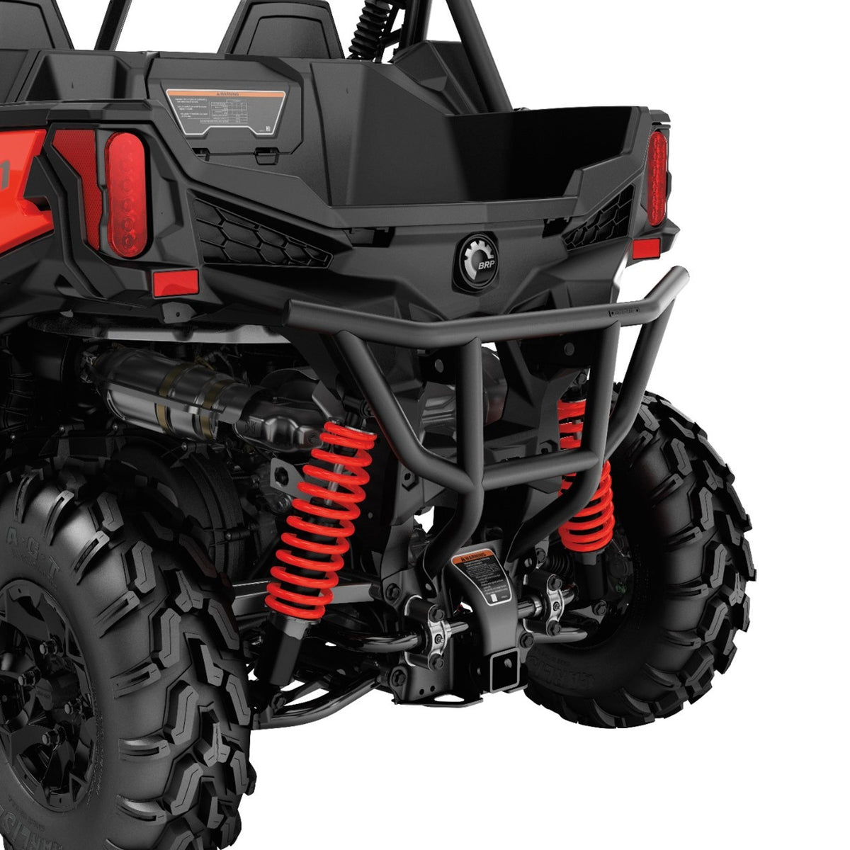Can-Am Black Rear Trail Bumper Kit 715007109 alternate view
