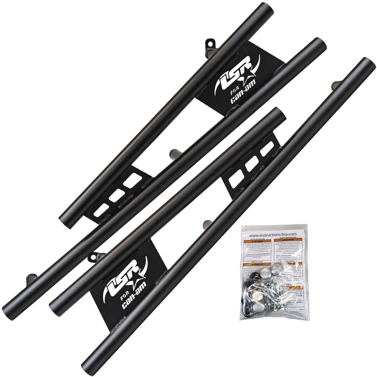 Can-Am Black Lonestar Racing Rock Sliders 715008845