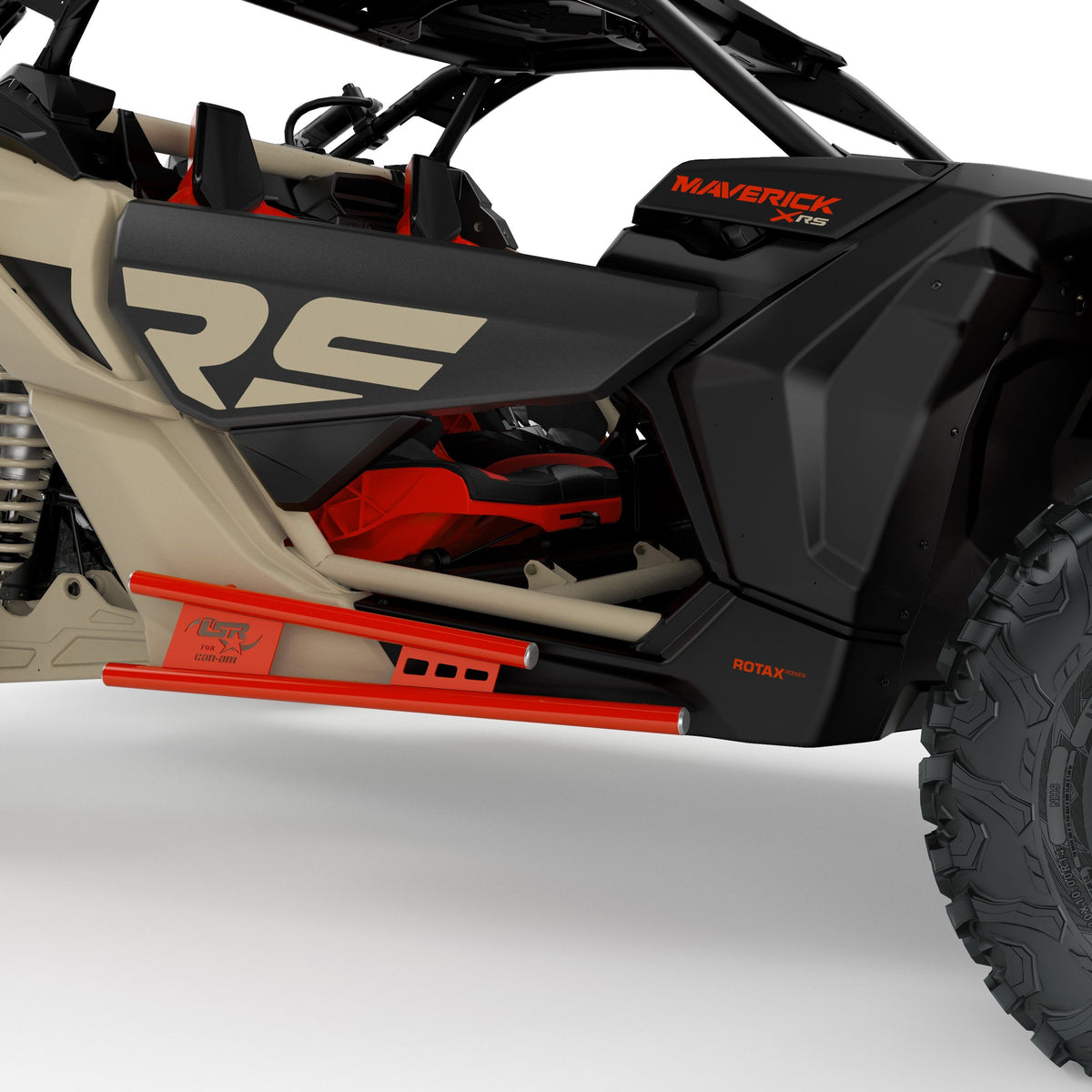 Can-Am Red Lonestar Racing Rock Sliders 715008846 alternate view
